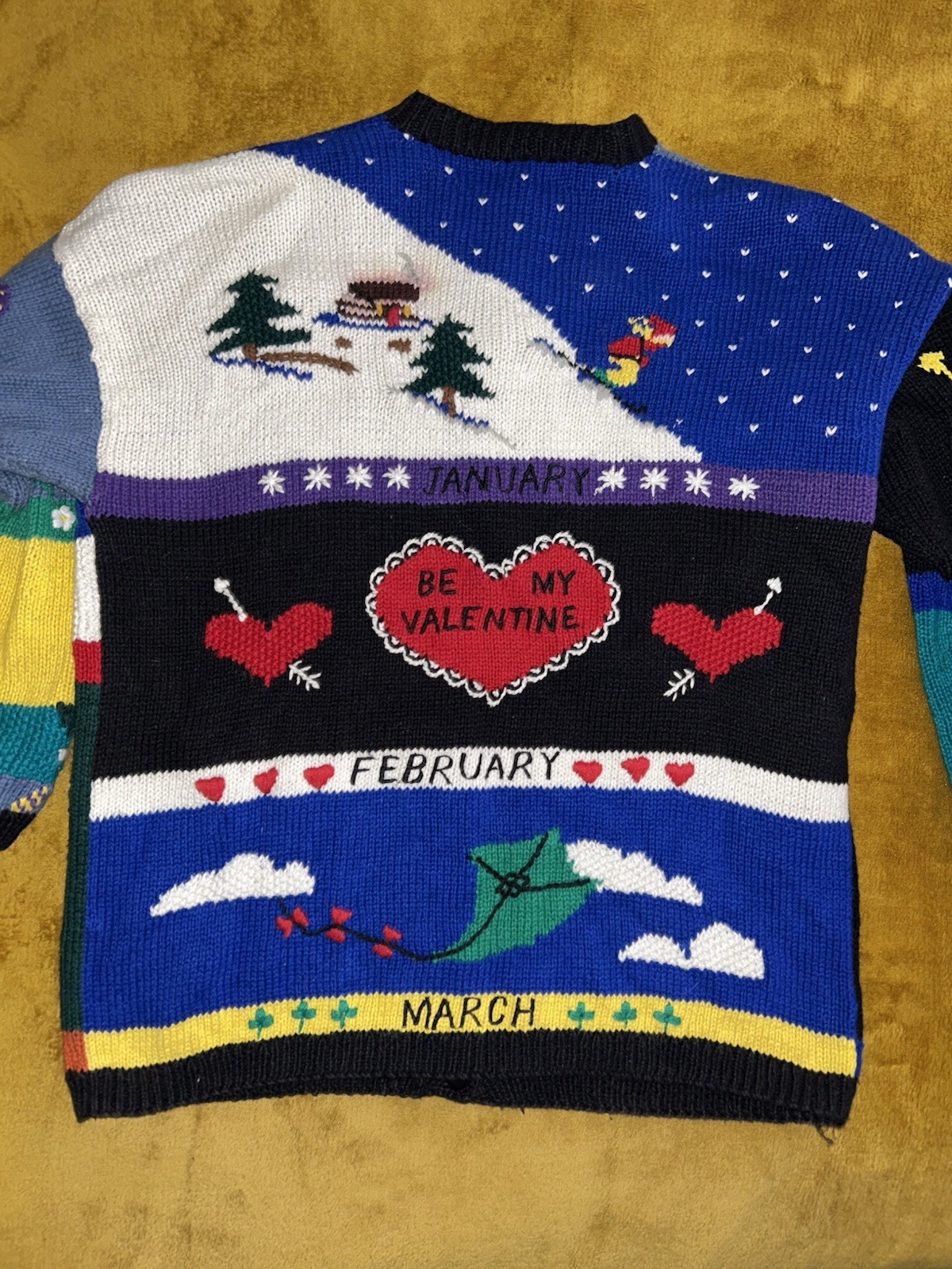 Vintage Teachers Ugly Sweater All Holidays Belle Pointe