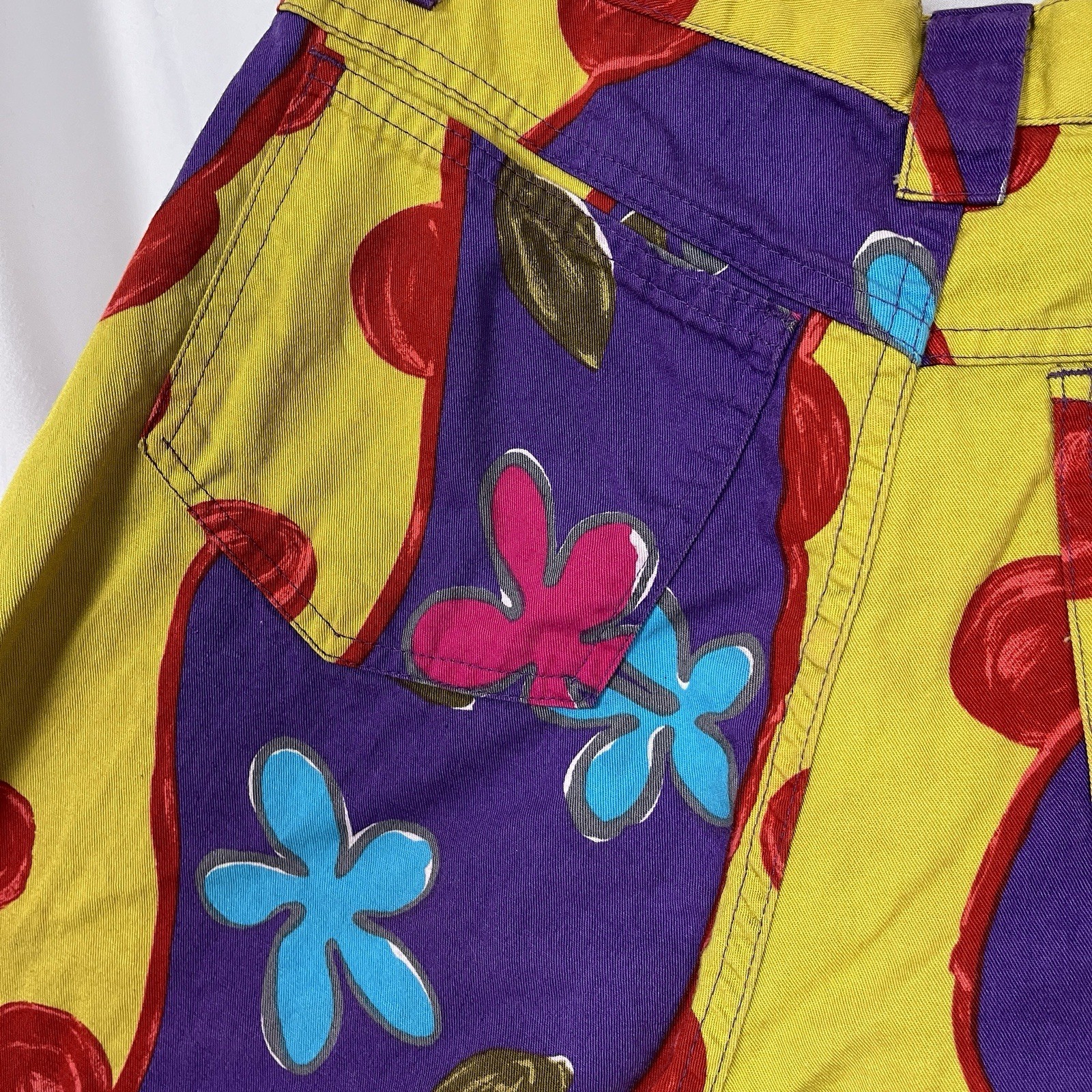 VTG 1970s-1980s United Colors of Benetton Italian Funky Cotton Shorts