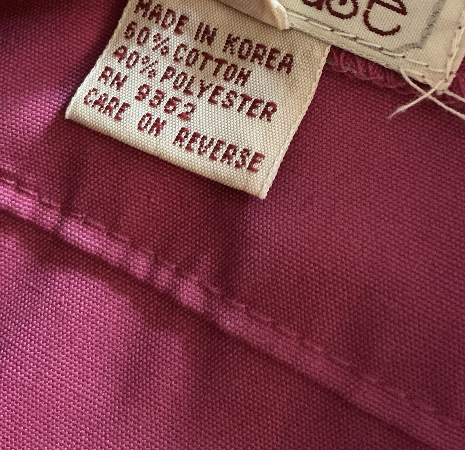 Vintage Day Dress Townhouse 80s Prep Pink Color-block Piping Whimsy 14 M L