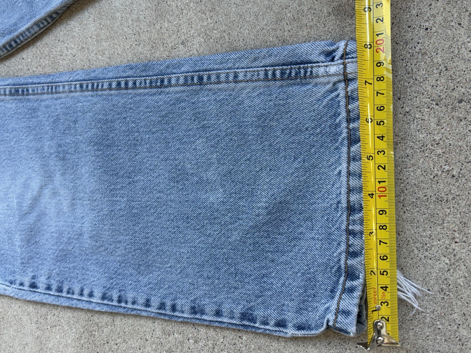 Vintage 1990s Levi’s Orange Tab Jeans. 23” Waist, 27” Inseam .