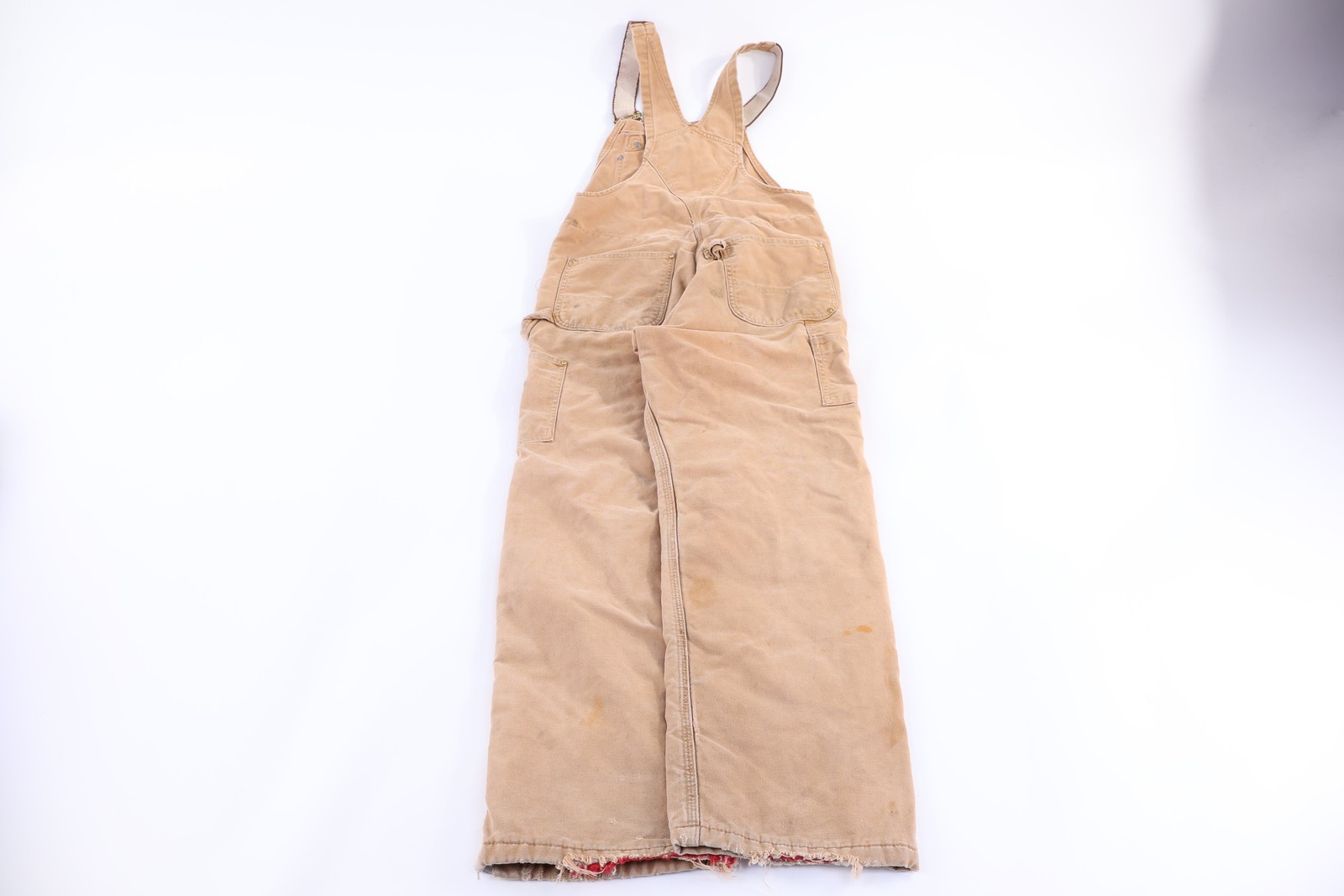 Carhartt Logo Patch Tan Overalls