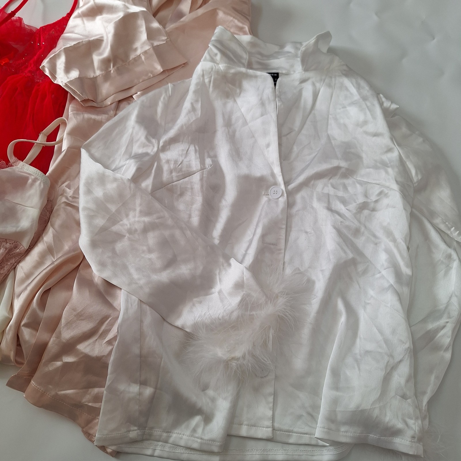Lot of 8 Victoria Secret Lingerie Pajama Bottoms Shirt Slip Bodysuit BabyDoll
