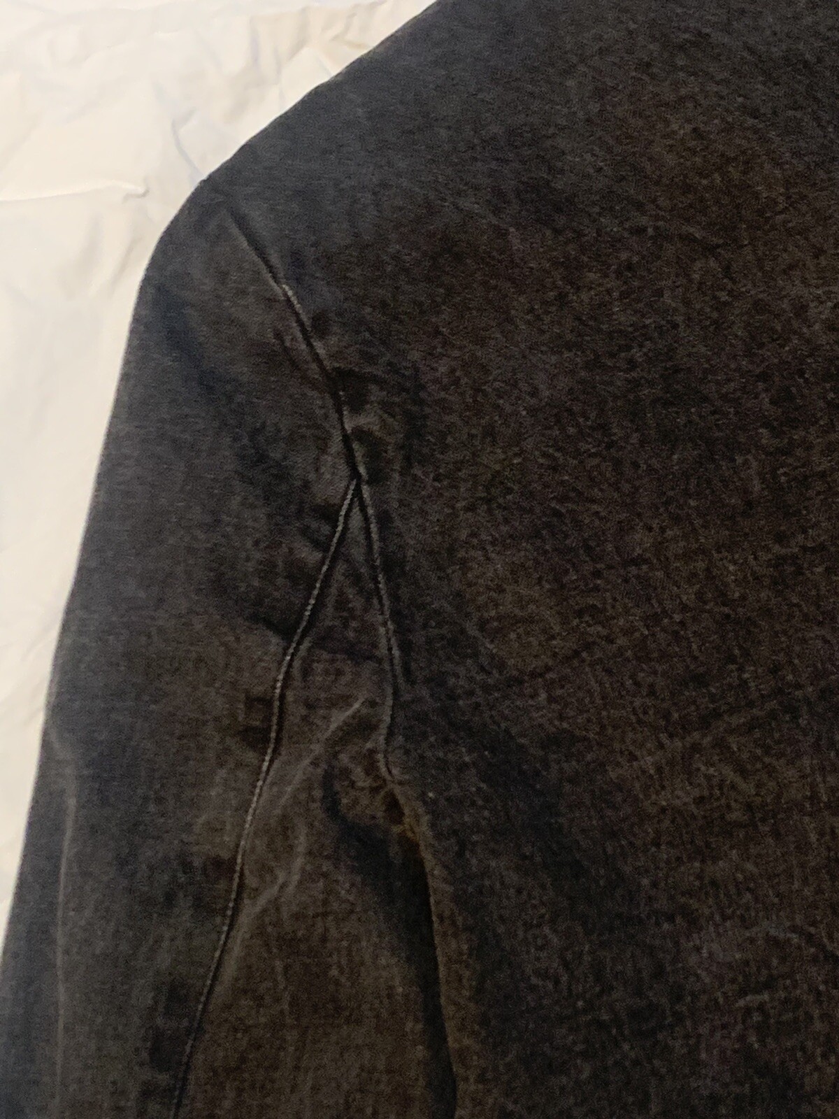 Jean Jacket Vintage Gasoline Brand Juniors Size Small Black Wash