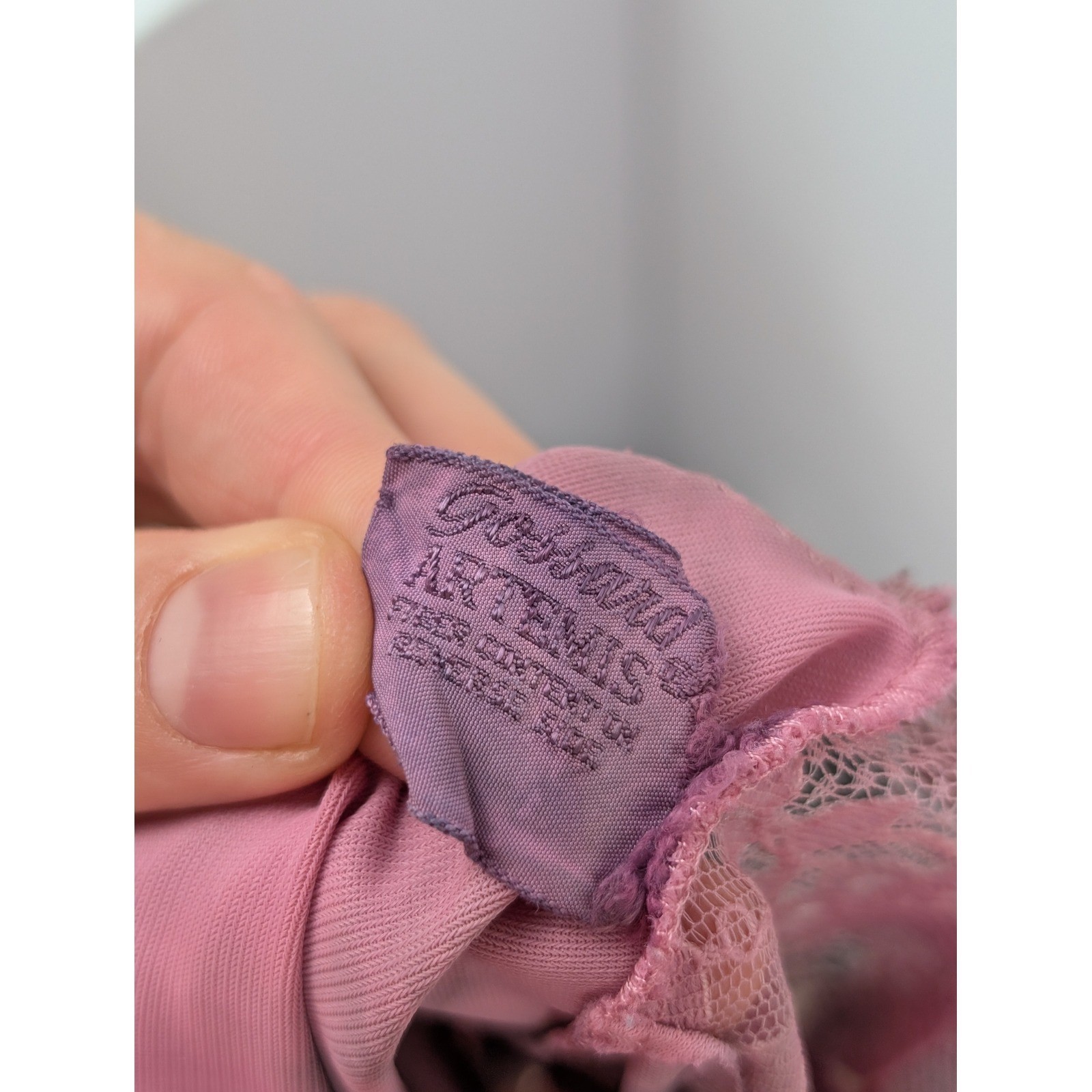 Vintage Hand Dyed Slip Dress Size S Pink Purple Fairy Grunge Boho Y2K Festival