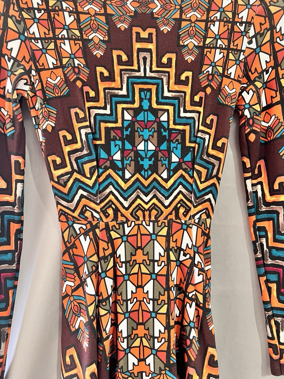 Mara Hoffman Bolnisi print skater dress in orange multicolored Size XS TG2156