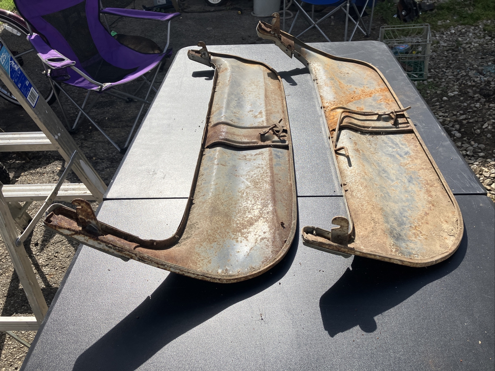 Pair Of Vintage 1950’s 1960’s 1970’s ? Fender Skirts
