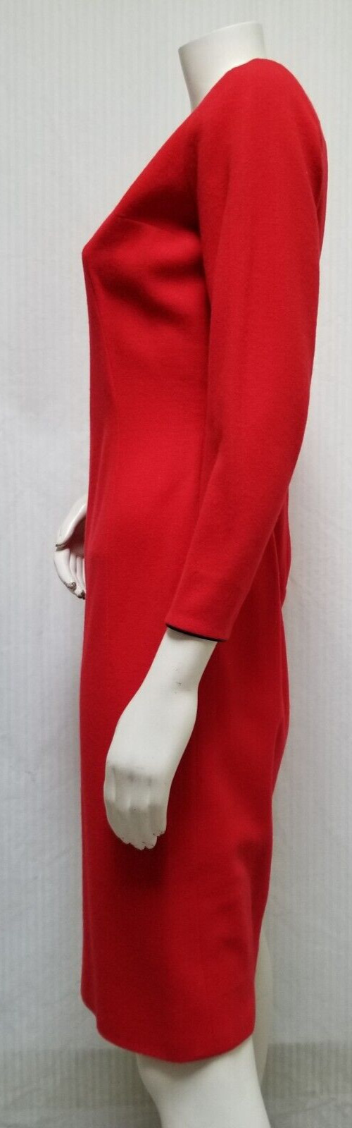 Vintage 2 Piece MINX MODES Red Dress & Cape Poncho – Size M – EUC