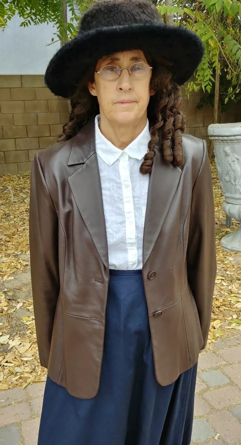 Vintage Ladies Brown Genuine Lamb Skin Leather Caslon Jacket Size Medium