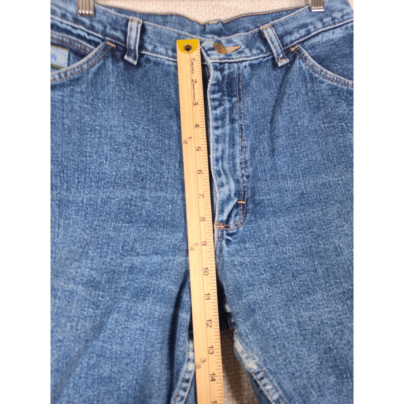 Wrangler for Women Vintage High Waisted Tapered Leg Jeans Medium Wash 30×27