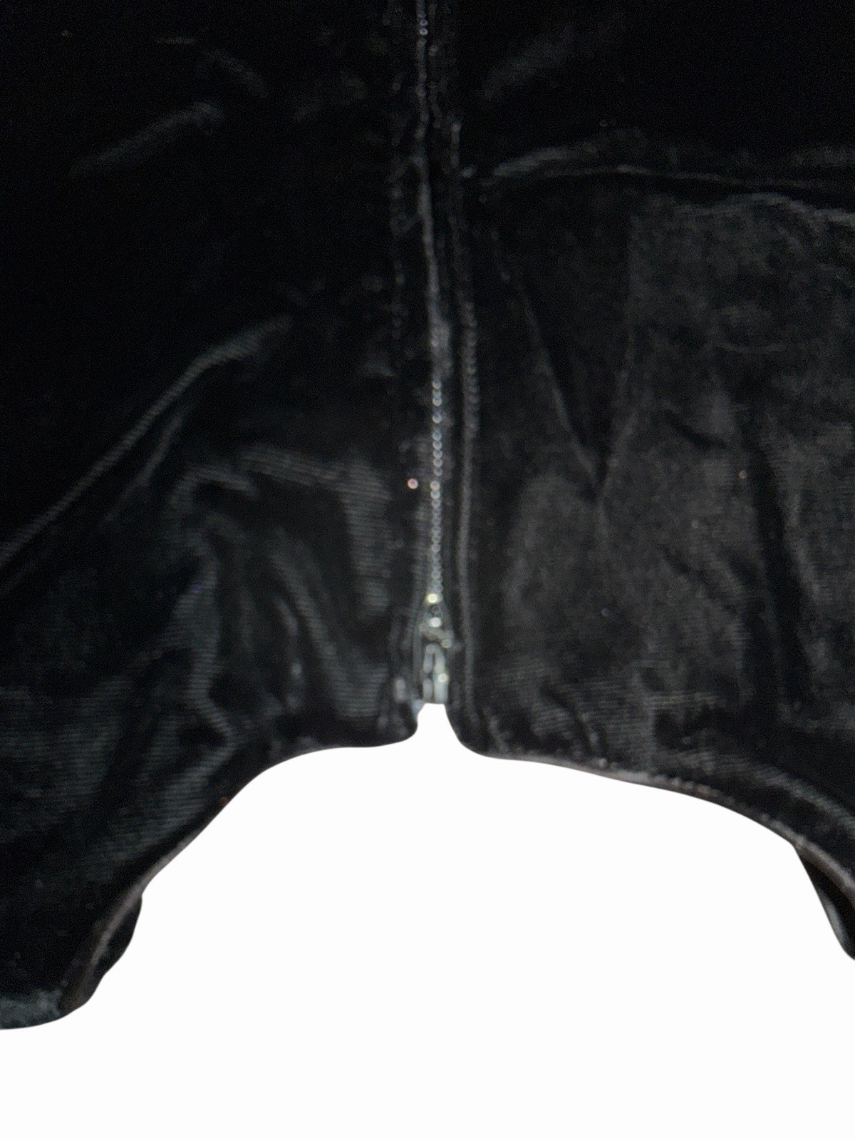 Vintage Black Velvet David Brown Winter Dress Rare Satin Ribbon Embellished New