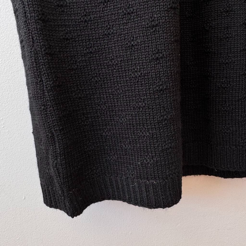 VINTAGE California Sportswear Snyderknit Dress – Womens Sz 4-6 – Black – 1940s