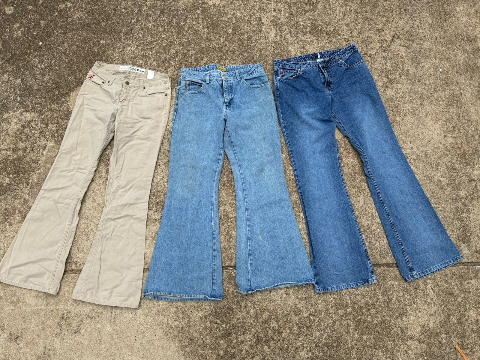 Vintage 90s Y2K Flare Jeans Delia’s Alloy Catalog 1990s Pants Lot Mudd LEI