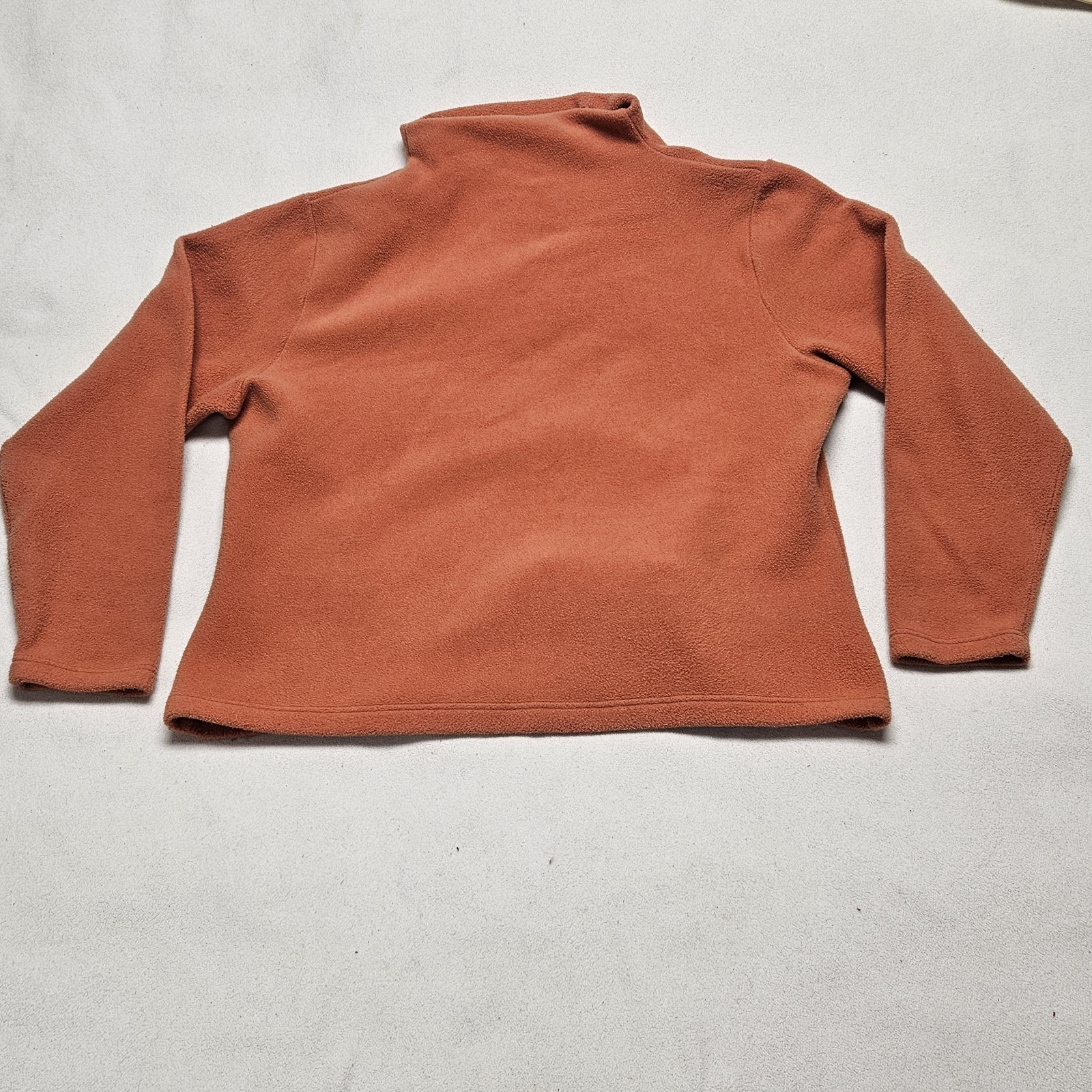 Vintage LL Bean Women’s XL Mock Neck Pullover Sweater Polyester Lycra Fleece