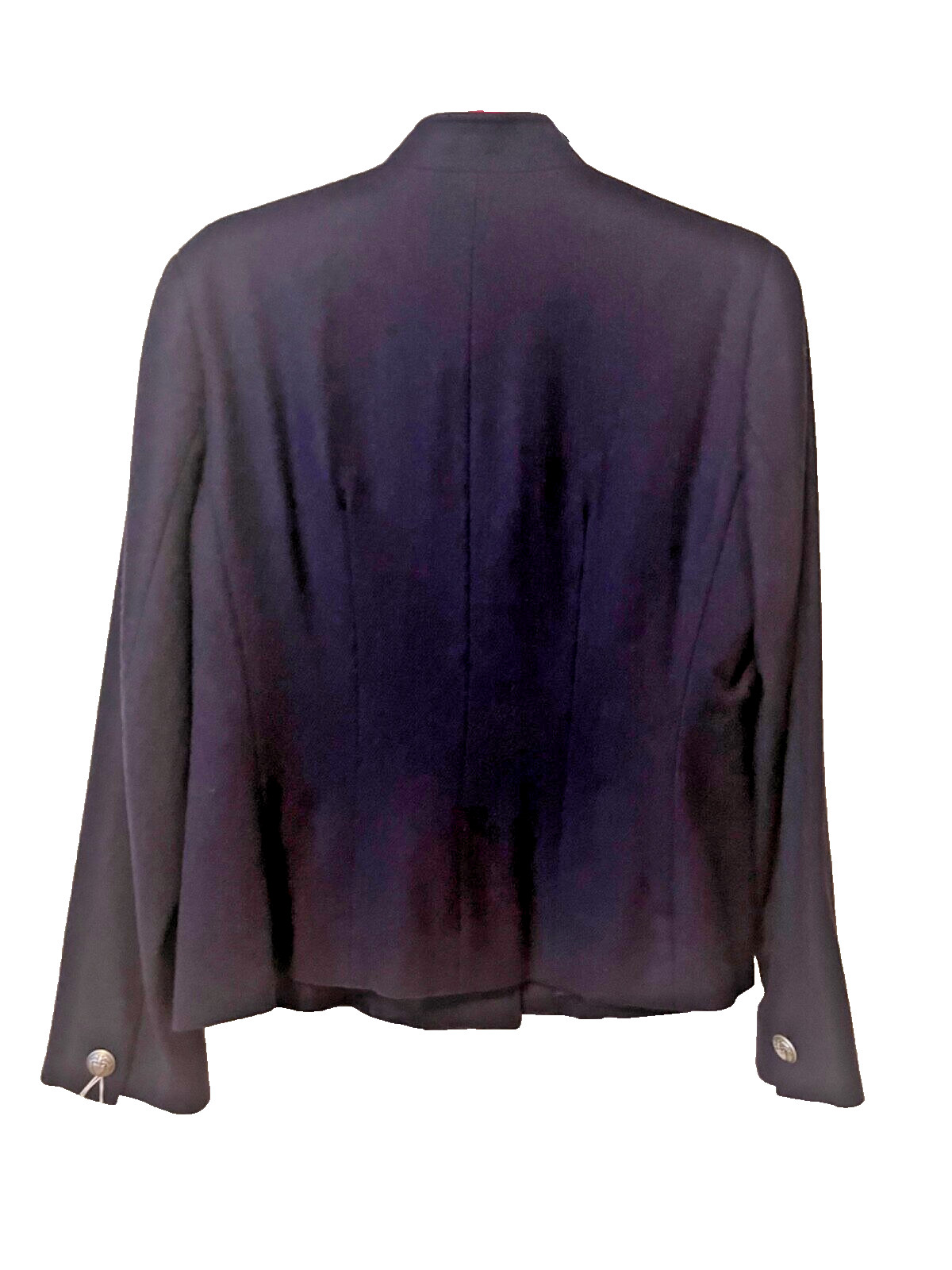 Clifford Wills Vintage NWOT Purple Wool Round Neck Blazer Jacket Sz 8 USA made