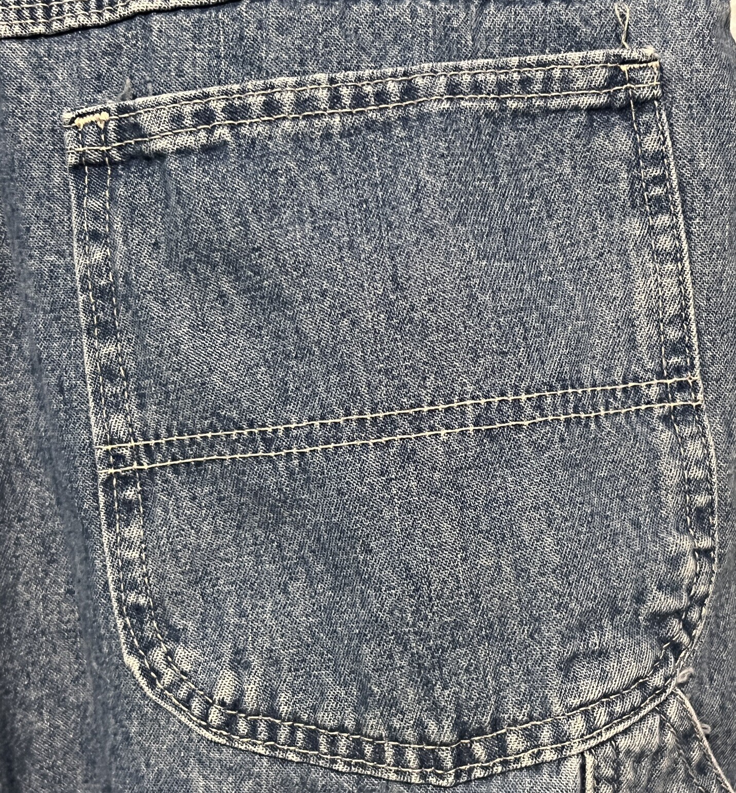 Vintage Lee Riders Denim Cargo Jeans Sz 18 Blue 100% Cotton USA Made 36 x 30