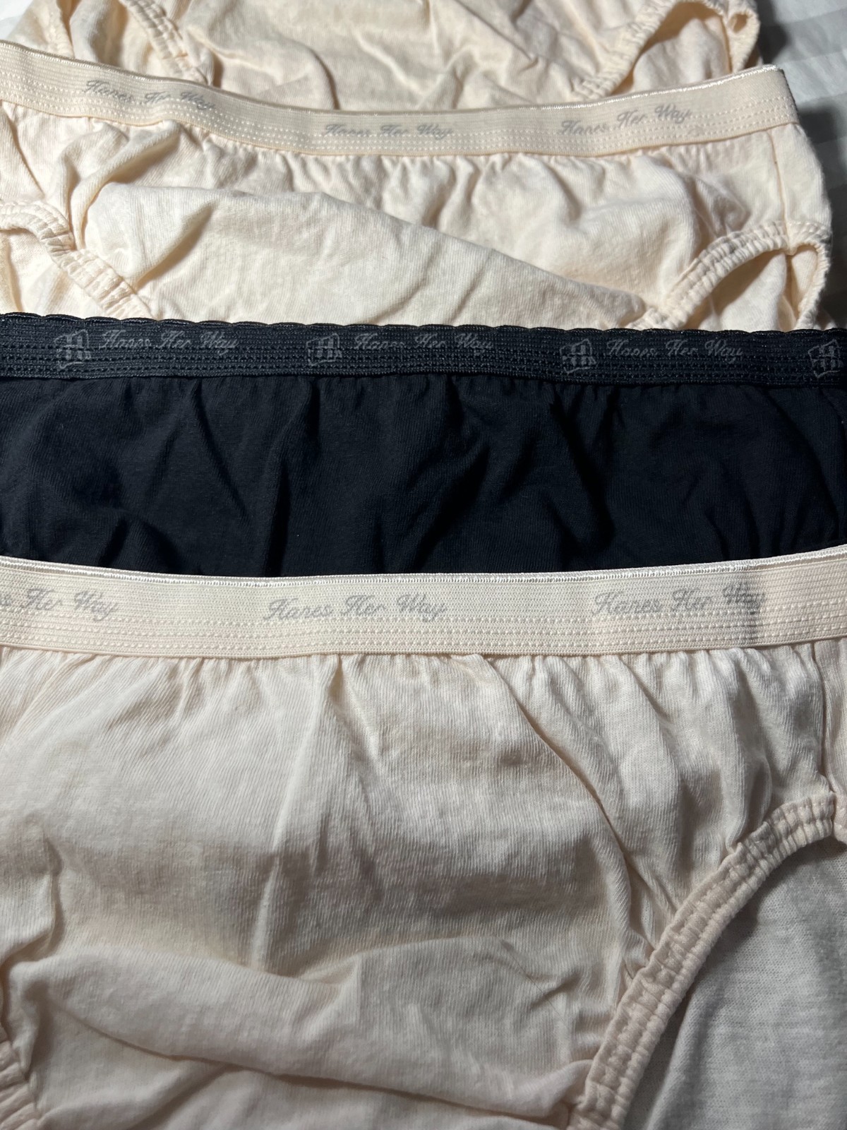 VTG Girls Hanes Her Way Panties Hi-Cut Cotton Brief Size 5 NWOT