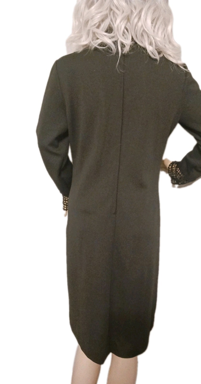 vintage black dress 60s/70s
