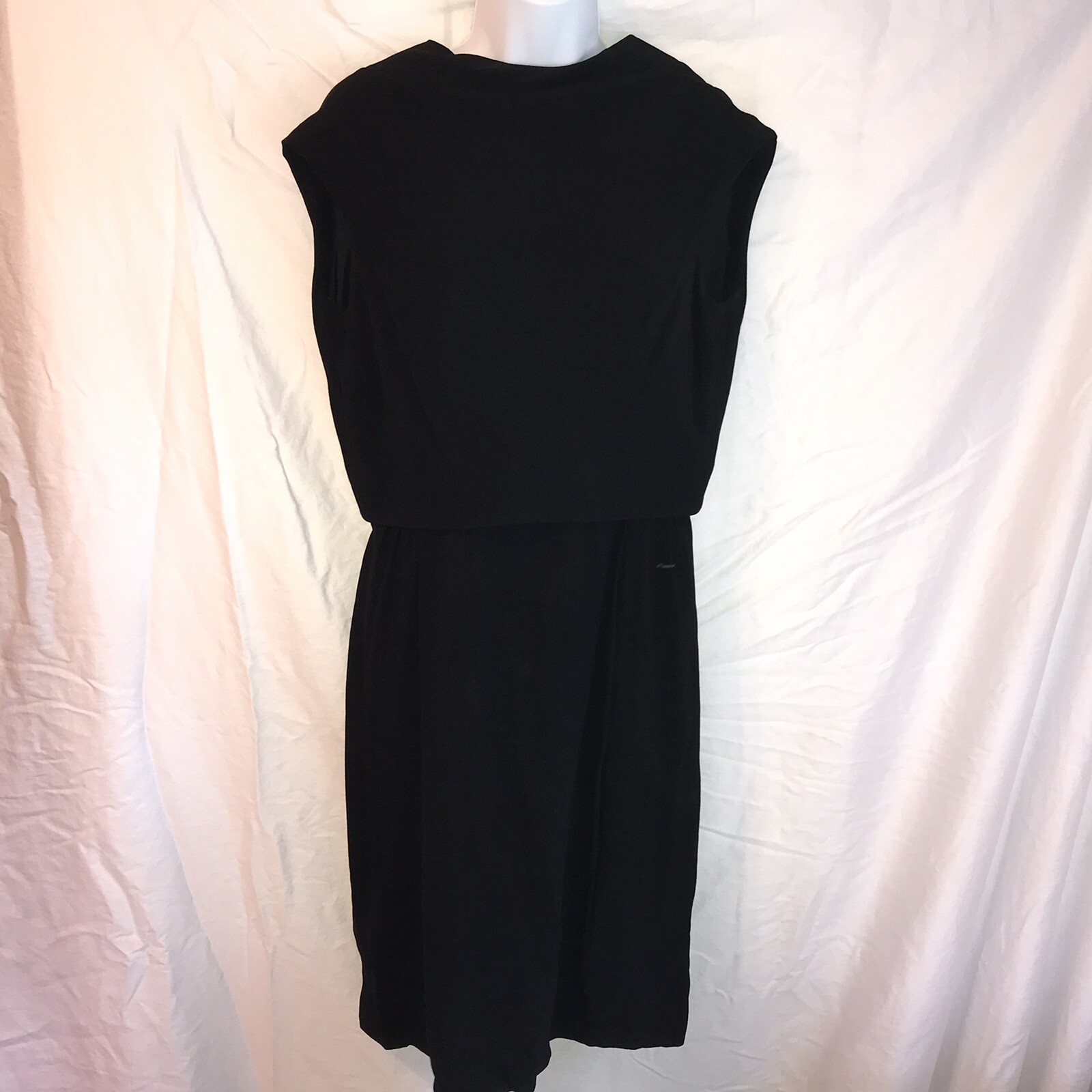 Ceil Chapman Vintage Black Dress