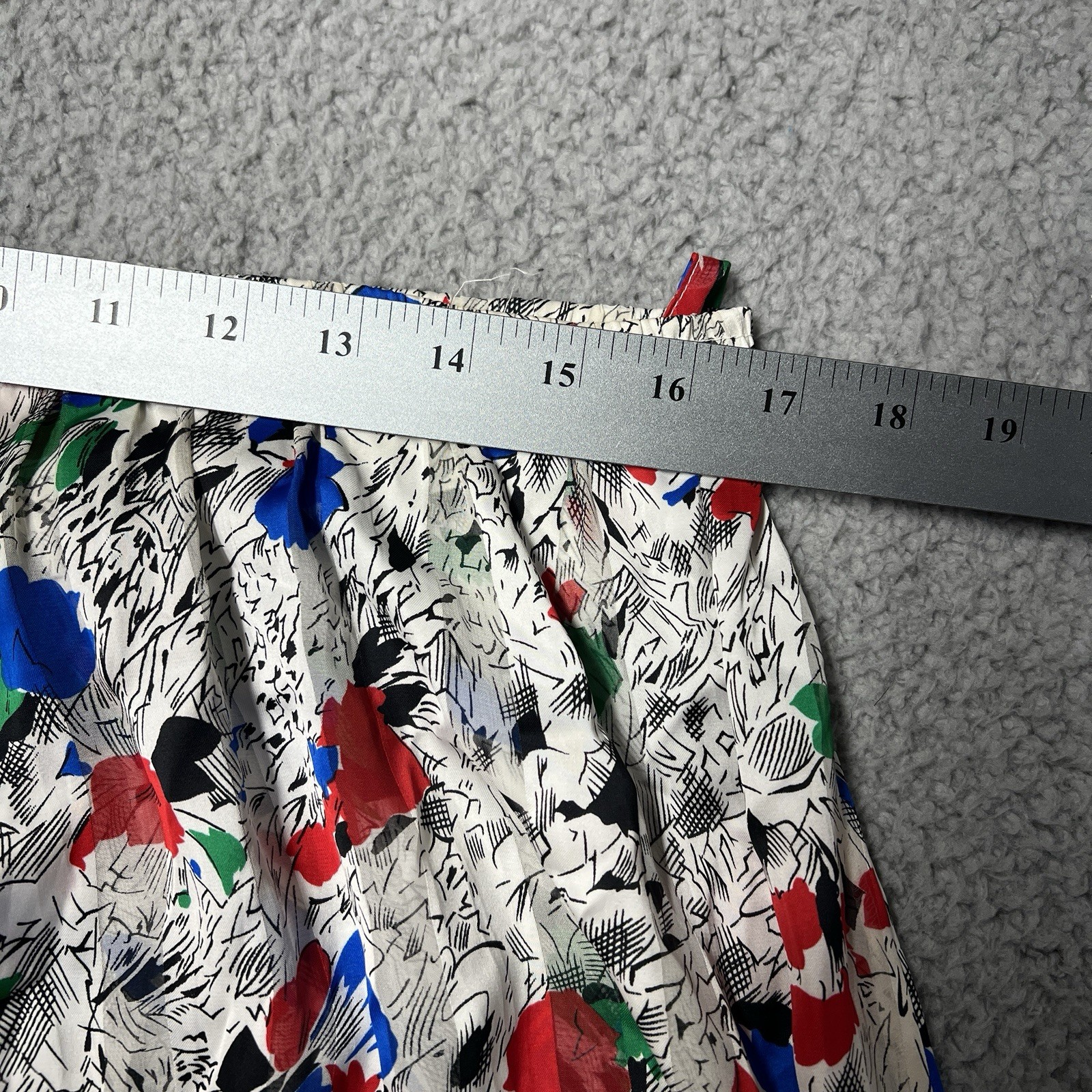 Phillipe Marques Vgt Skirt 33 x 33 Midi Length Office Floral Lightweight Sheer