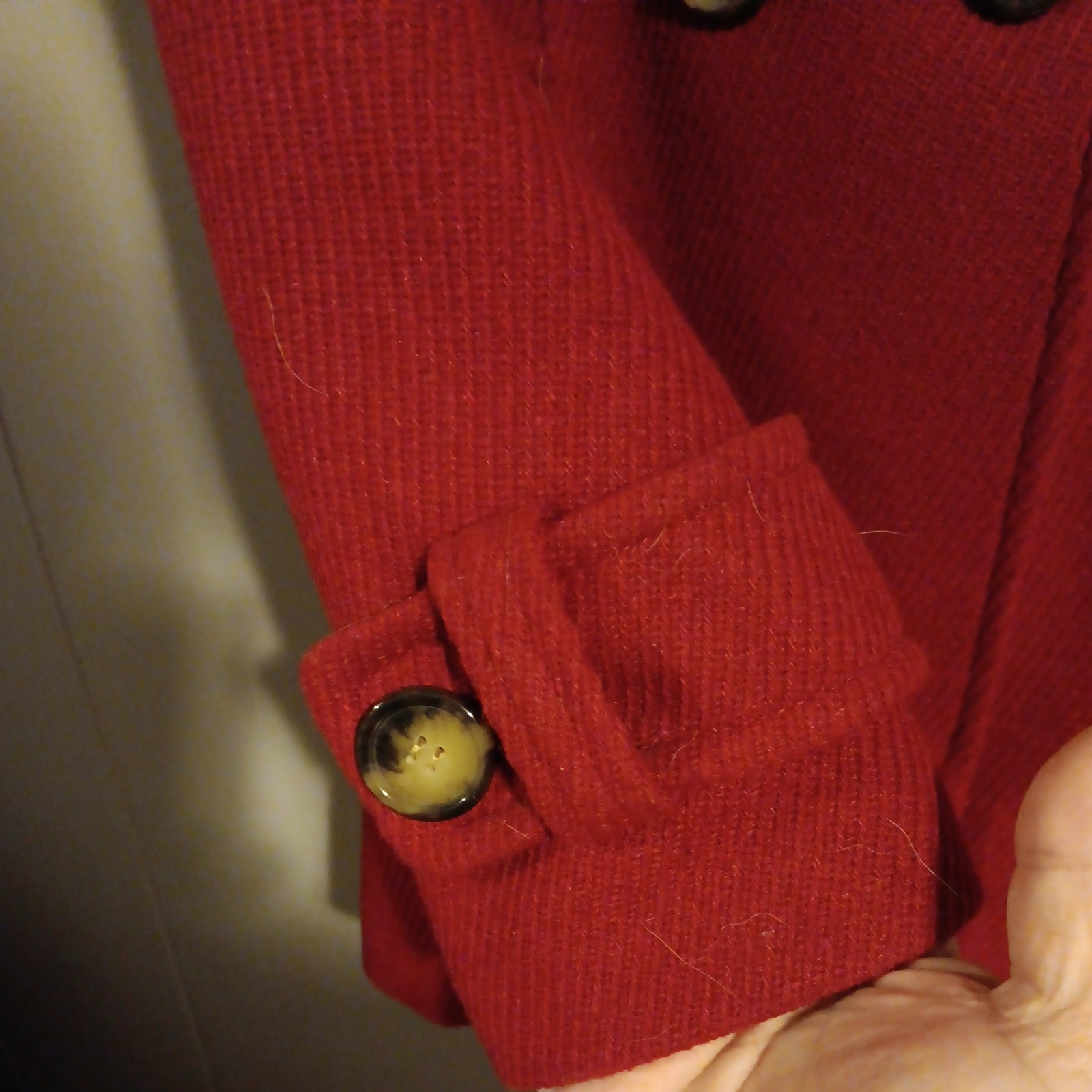 Ann Taylor Vtg Dubble Breasted Jacket Med In Red. In Mint Condition!!