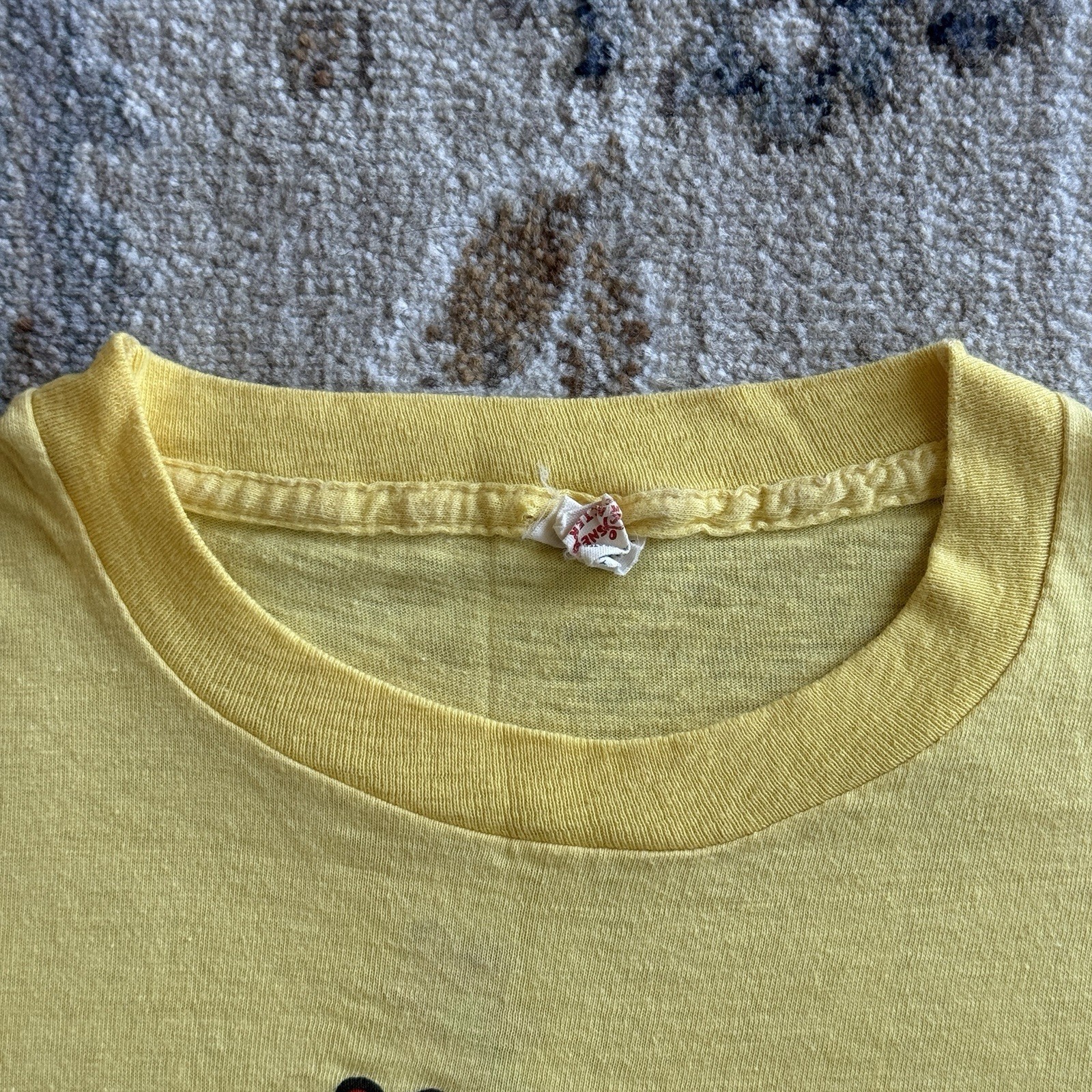 Vintage 70’s Minnie Mouse Double Sided Tropix Togs T Shirt Baby Tee Sz Small USA