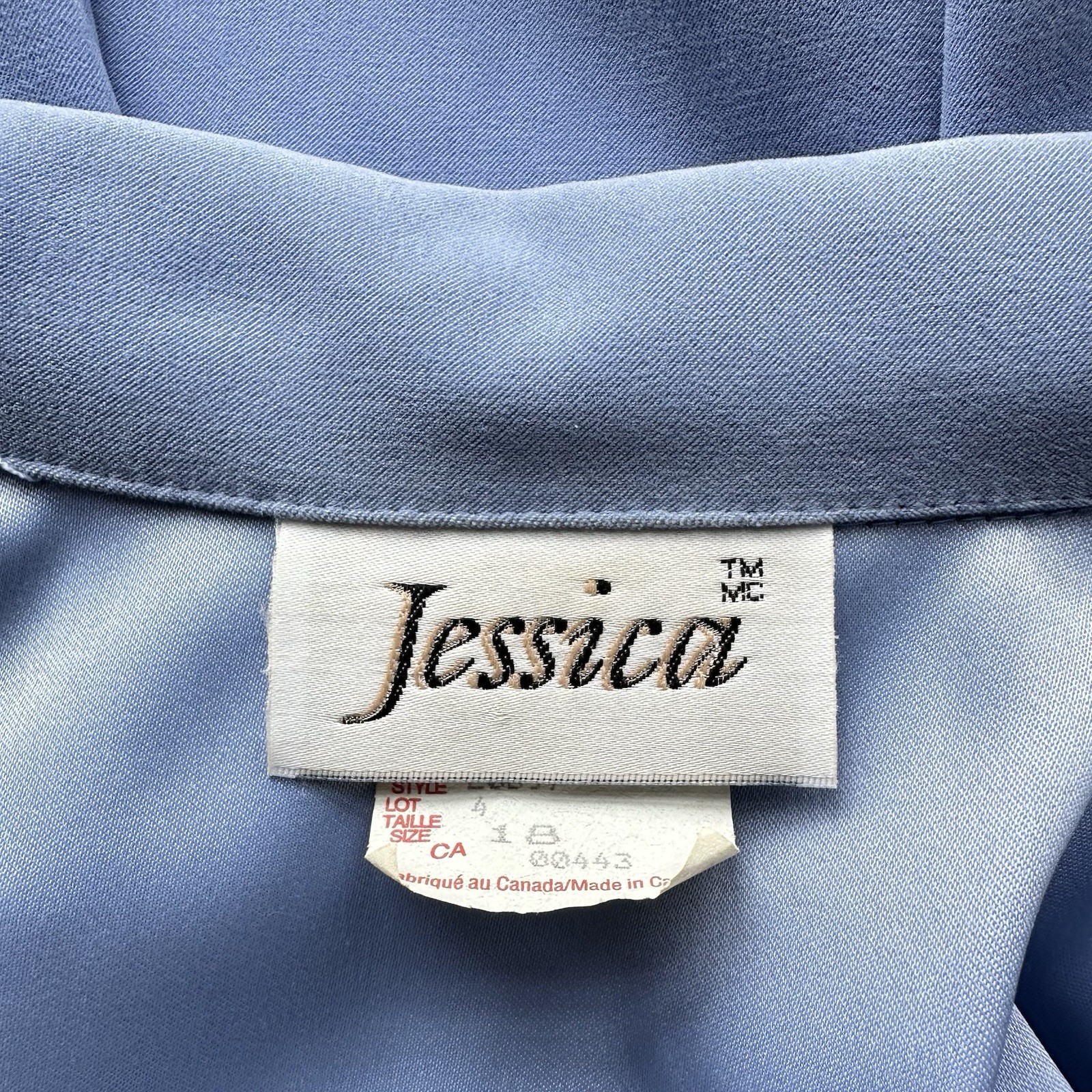 Womens’s shift dress matching coat size 18 NOS blue classic career READ
