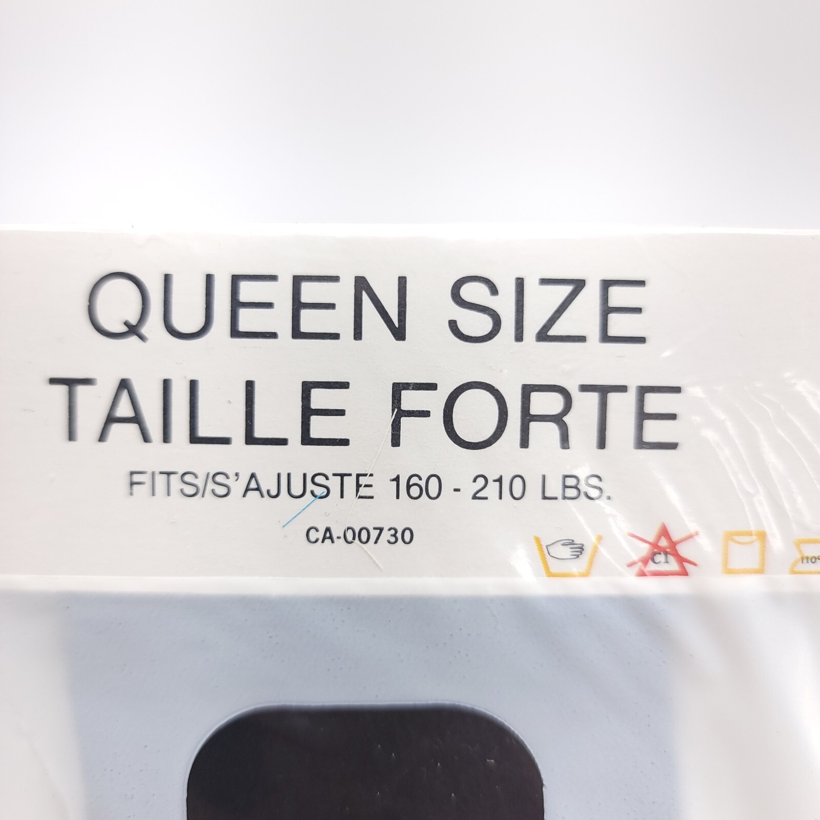 NOS Vintage Bas Culotte Black Pantihose Queen Size One Pair NEW Canada