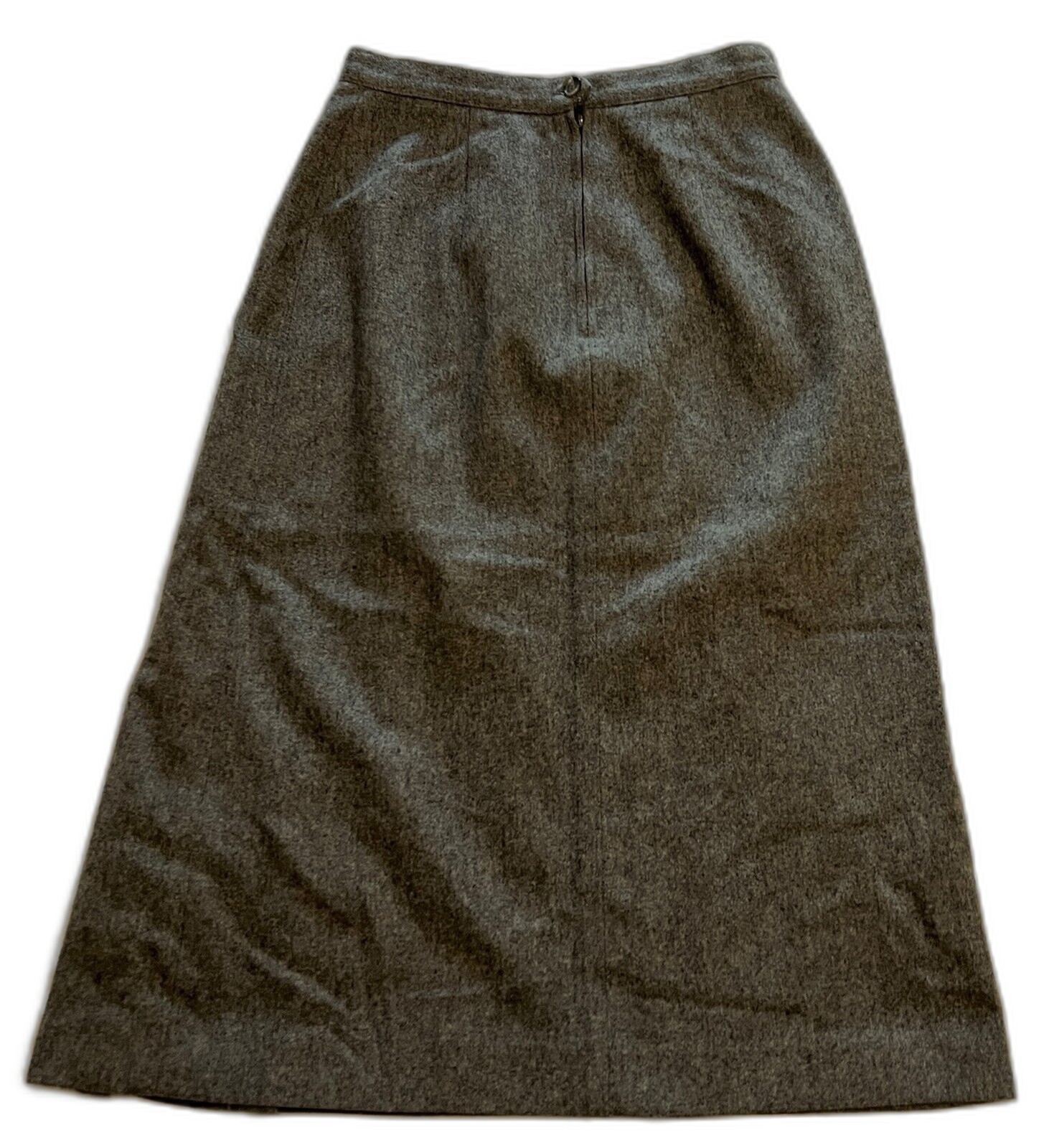 Vintage Prestige of Boston Wool Pencil Skirt Charcoal Gray Size 6