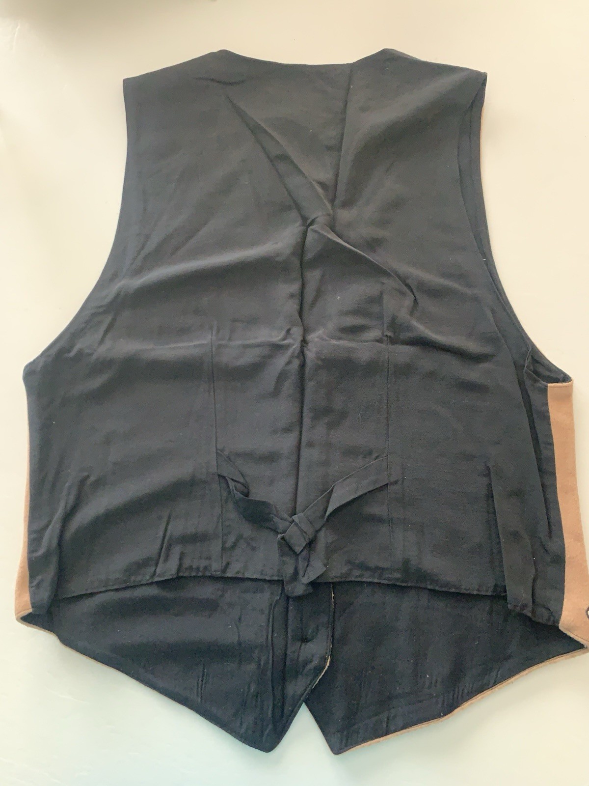Vtg Original Design by Danielle Hutchens Felt Dog Design Womens Vest-38″ Chest