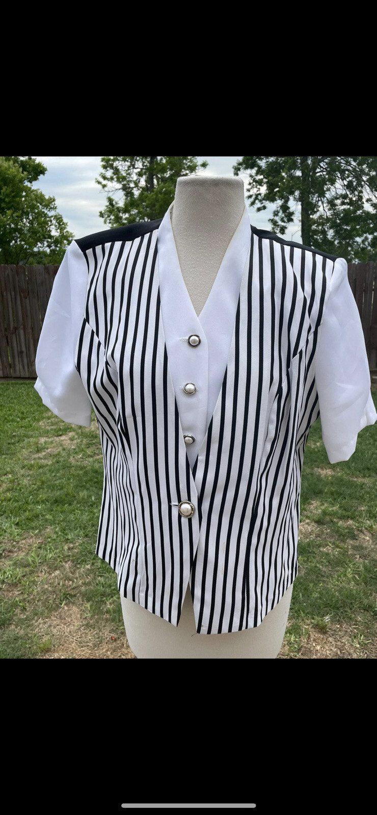 Good Times Women’s Top Blouse 3/4 Sleeve Misses Size 10P