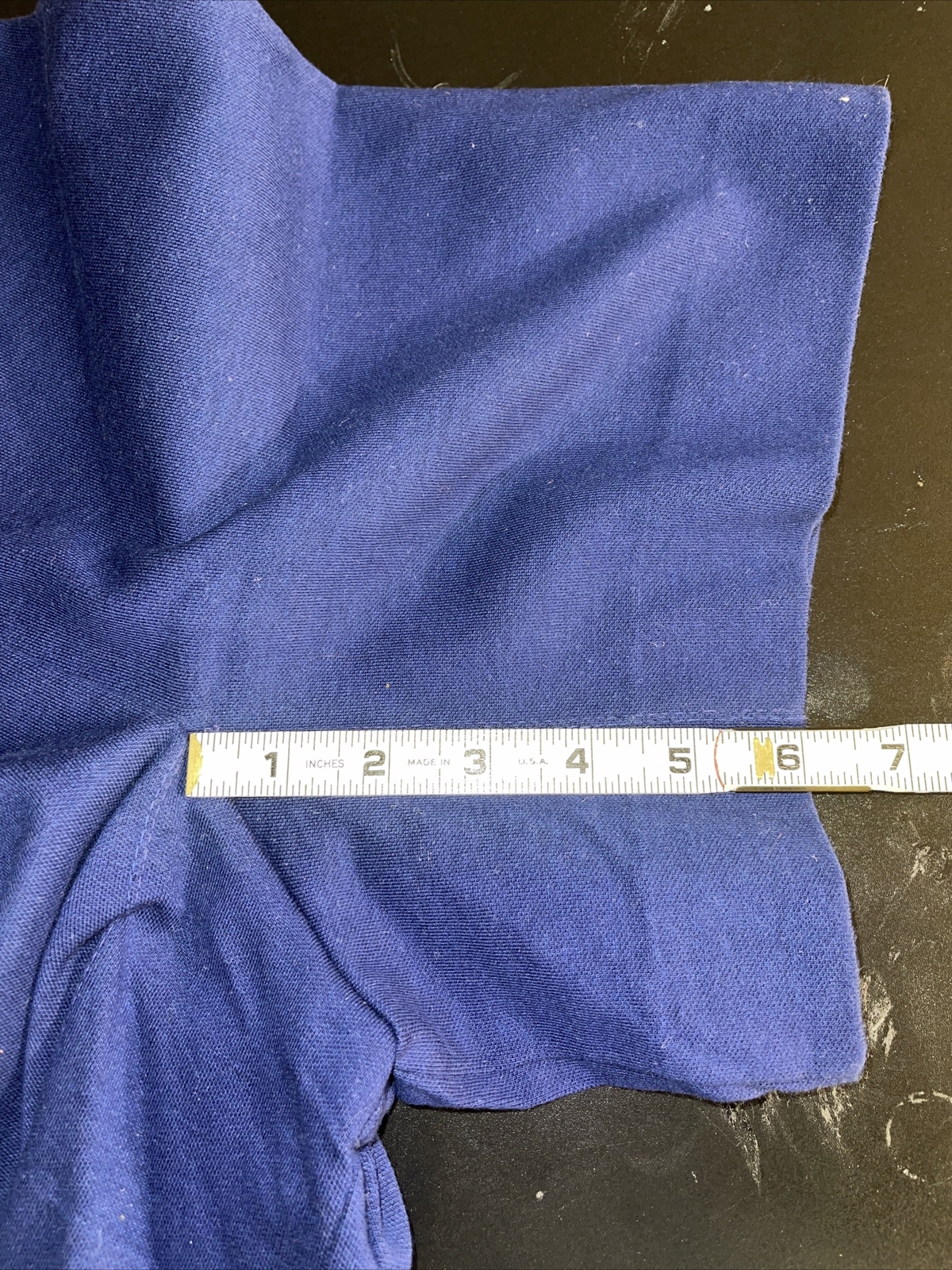 Vintage 1960s 70s Aileen Girl Blue Stretch High Rise Shorts 14 Wide Leg