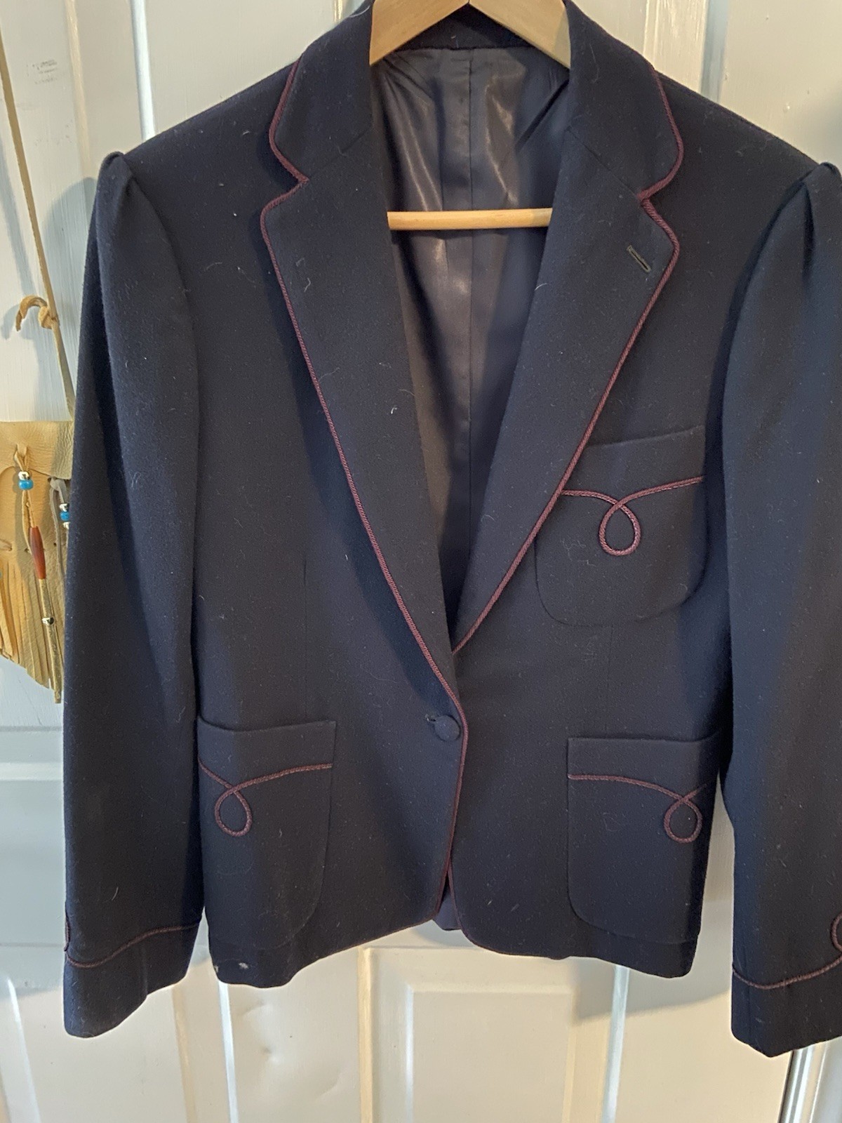 Ralph Lauren VTG Cashmere/wool Western Blazer. Neumann Marcus. VTG Label. 6/8.