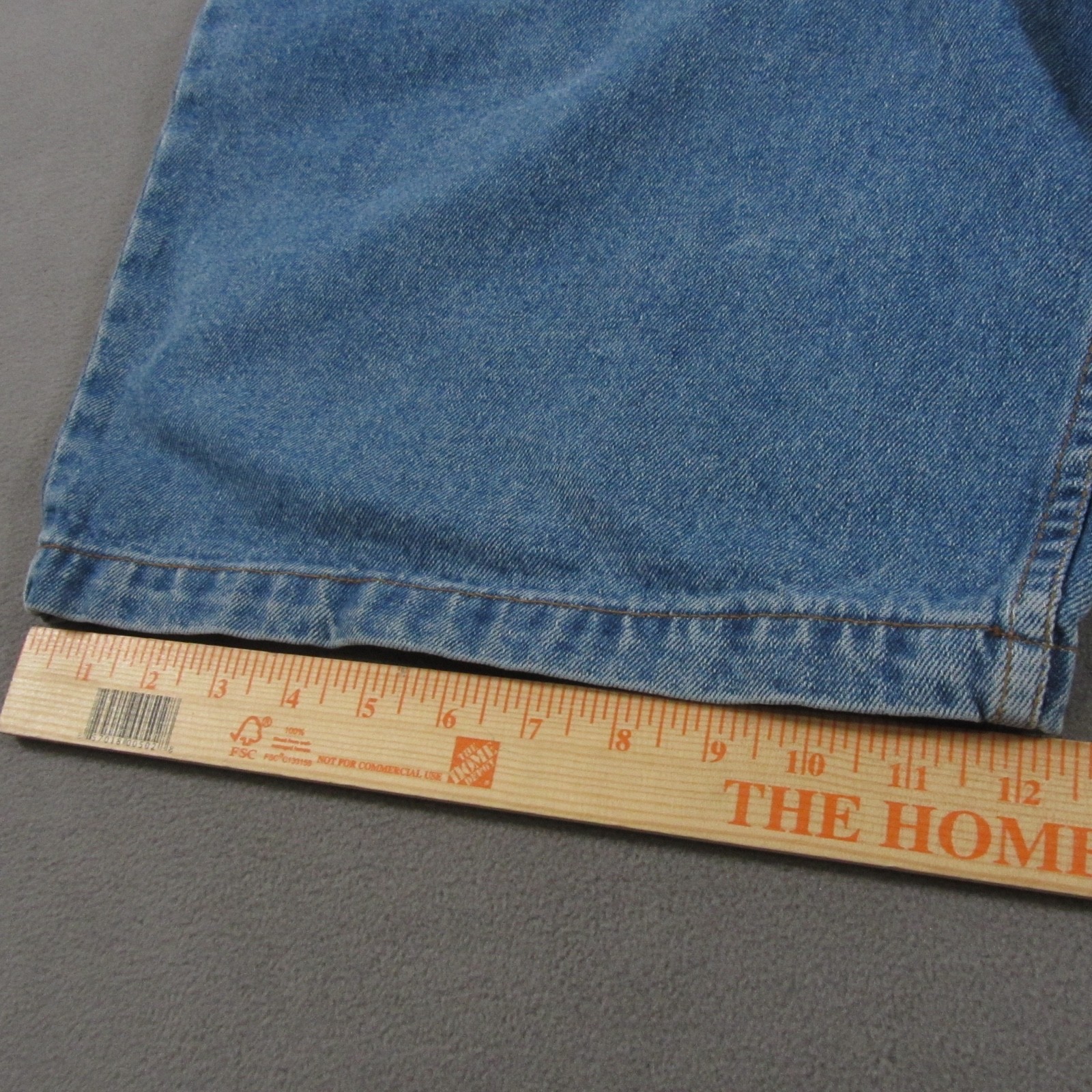 Vintage Corniche Denim Shorts Womens 32 Cargo Blue High Waist Deadstock