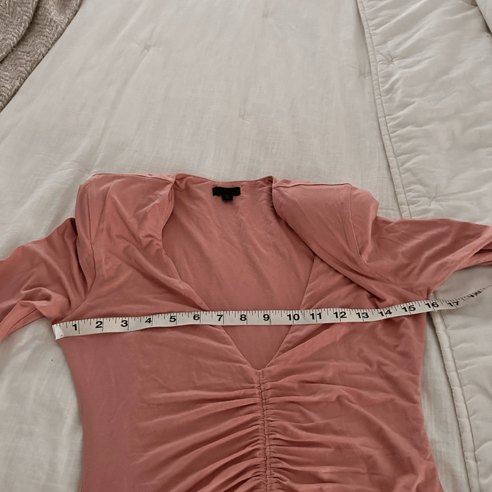 NBD Leonette Women’s Extra Small Pink Long Sleeve Mini Dress