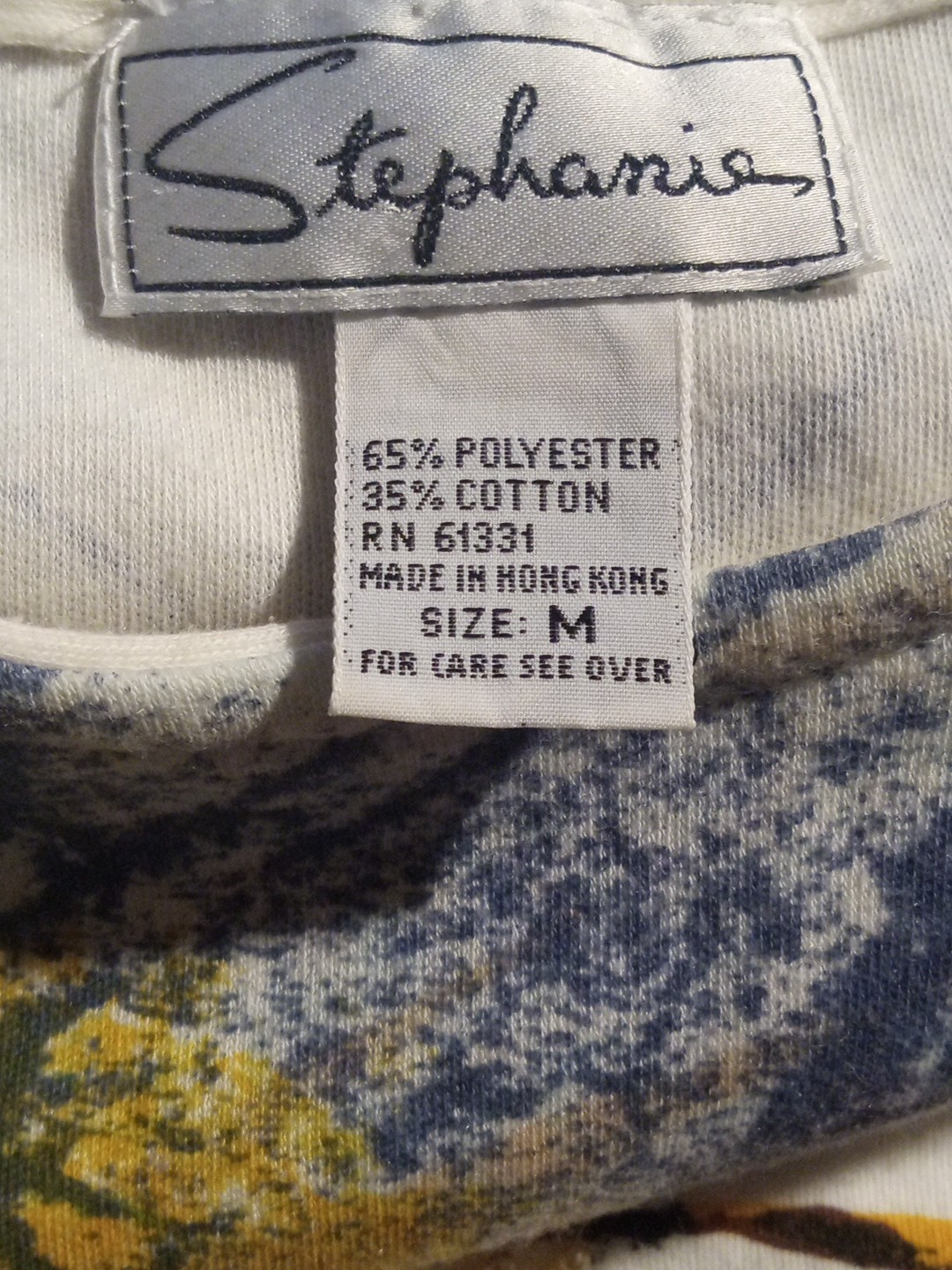 Stephanie 80’s Vintage Embellished Palms Long Sleeve Women’s Sweater
