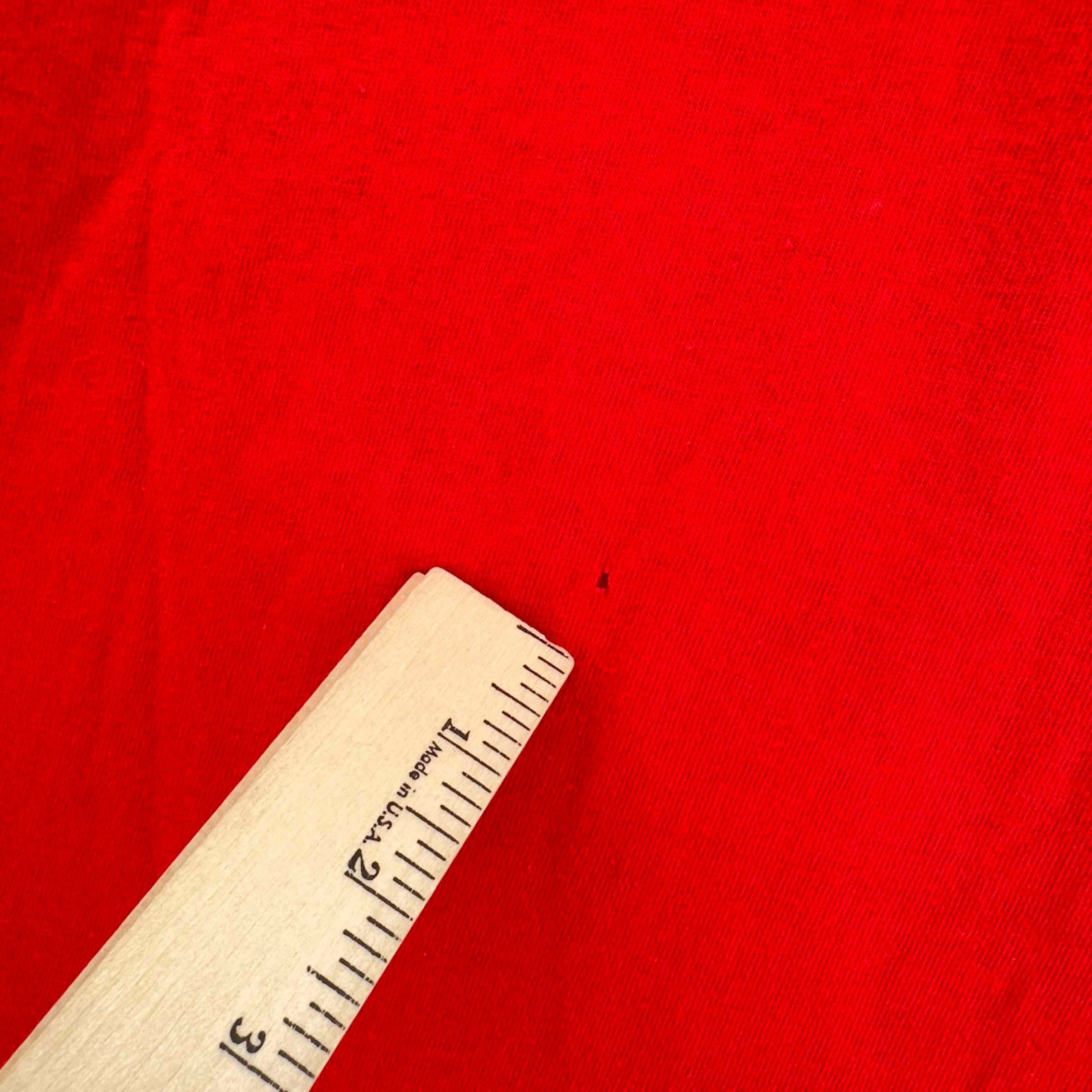 VTG 90s Red Heart Puff Paint Single Stitch T-Shirt SZ L 90s Made in USA Handmade
