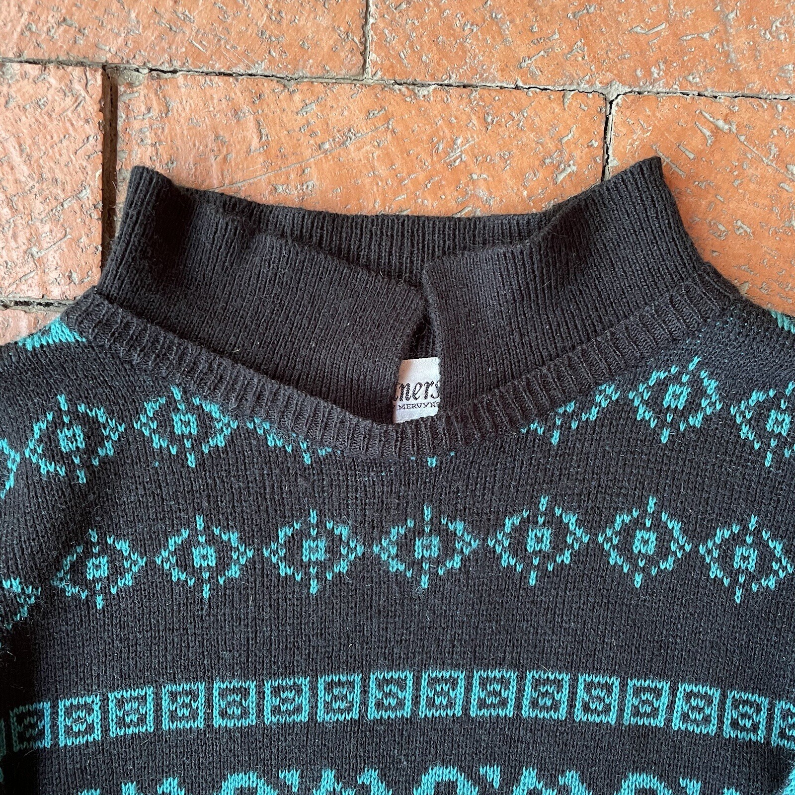 Vintage Partners By Mervyns Acrylic Collared Sweater Soft Excellent Condition