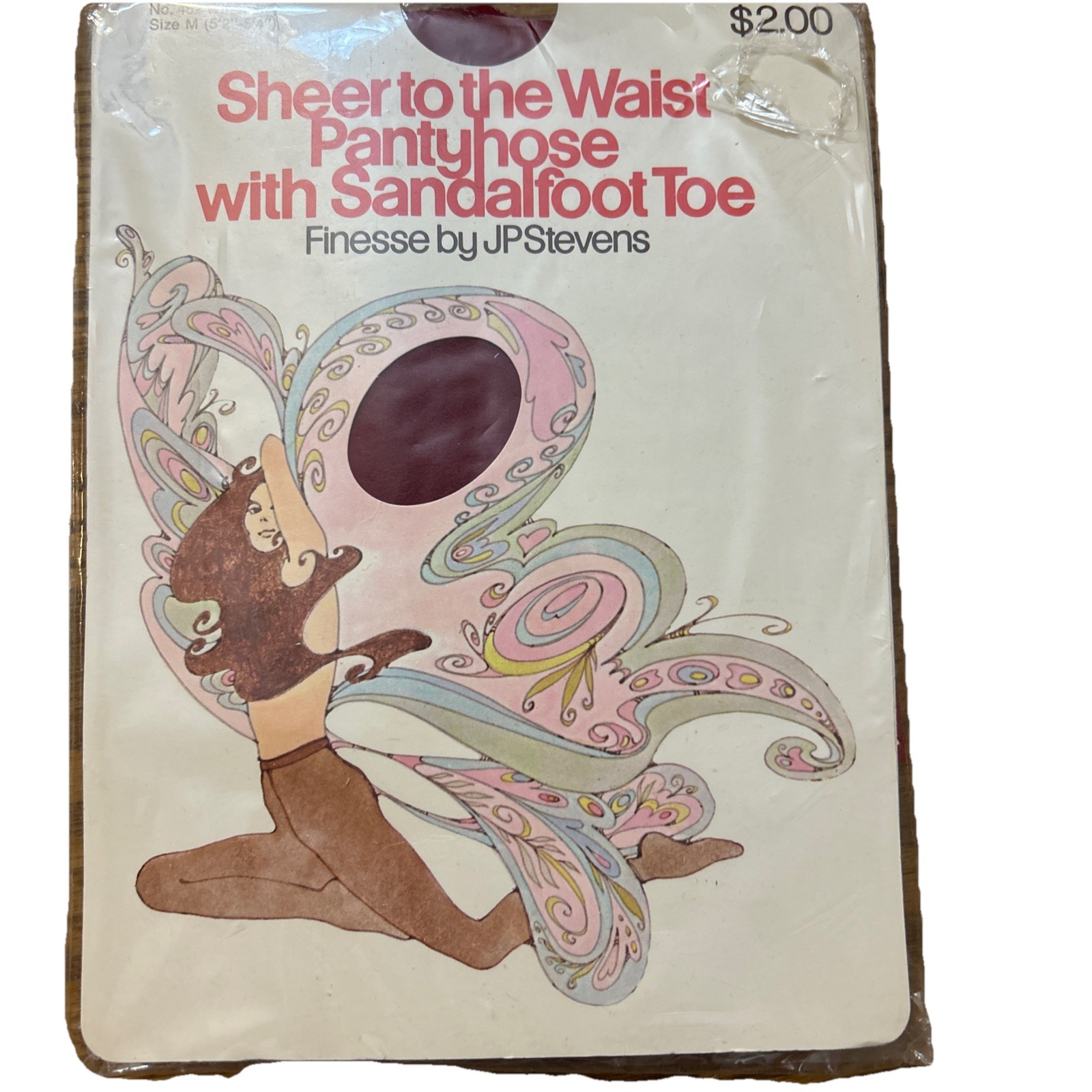 Vintage Sheer To The Waist Pantyhose : Wineberry Size M – JP Steven’s Co.