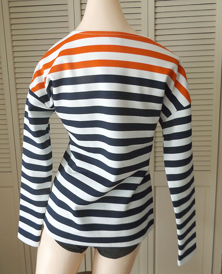 2 VINTAGE 60s 70s NM Graff CaliforniaWear S/M Easy Care Poly Tops Stripes