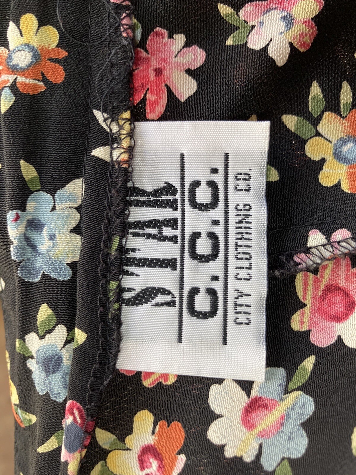 Vintage Y2K Floral A Line Skirt STAR CCC City Clothing Co.