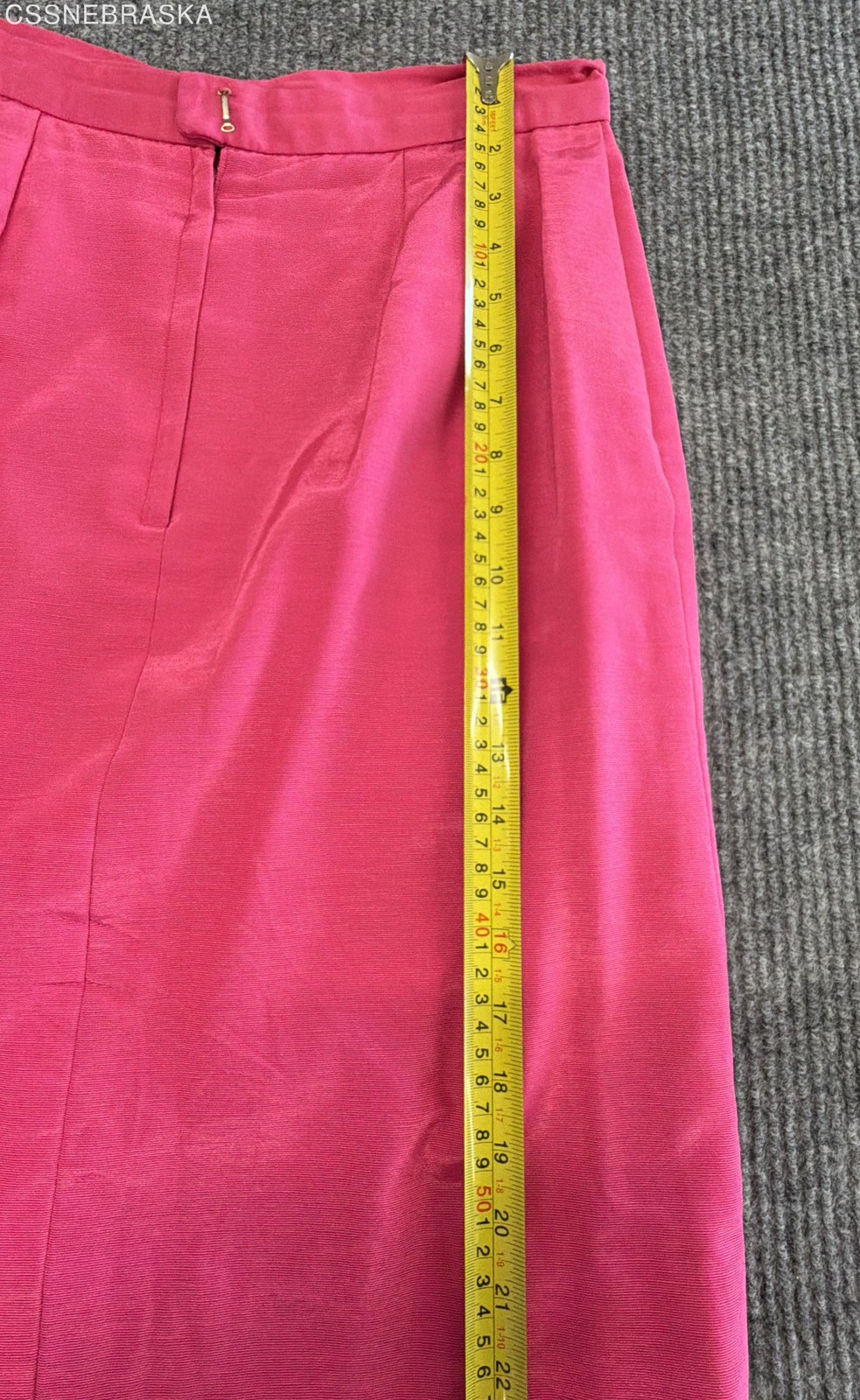 Victor Costa Women’s Vintage 80s 2-Piece Skirt Suit Pink Puff Sleeve Jewel