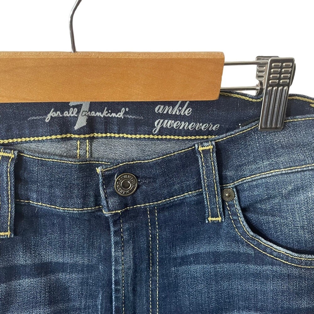 7 For All Mankind Ankle Givenevere Jeans Size 27