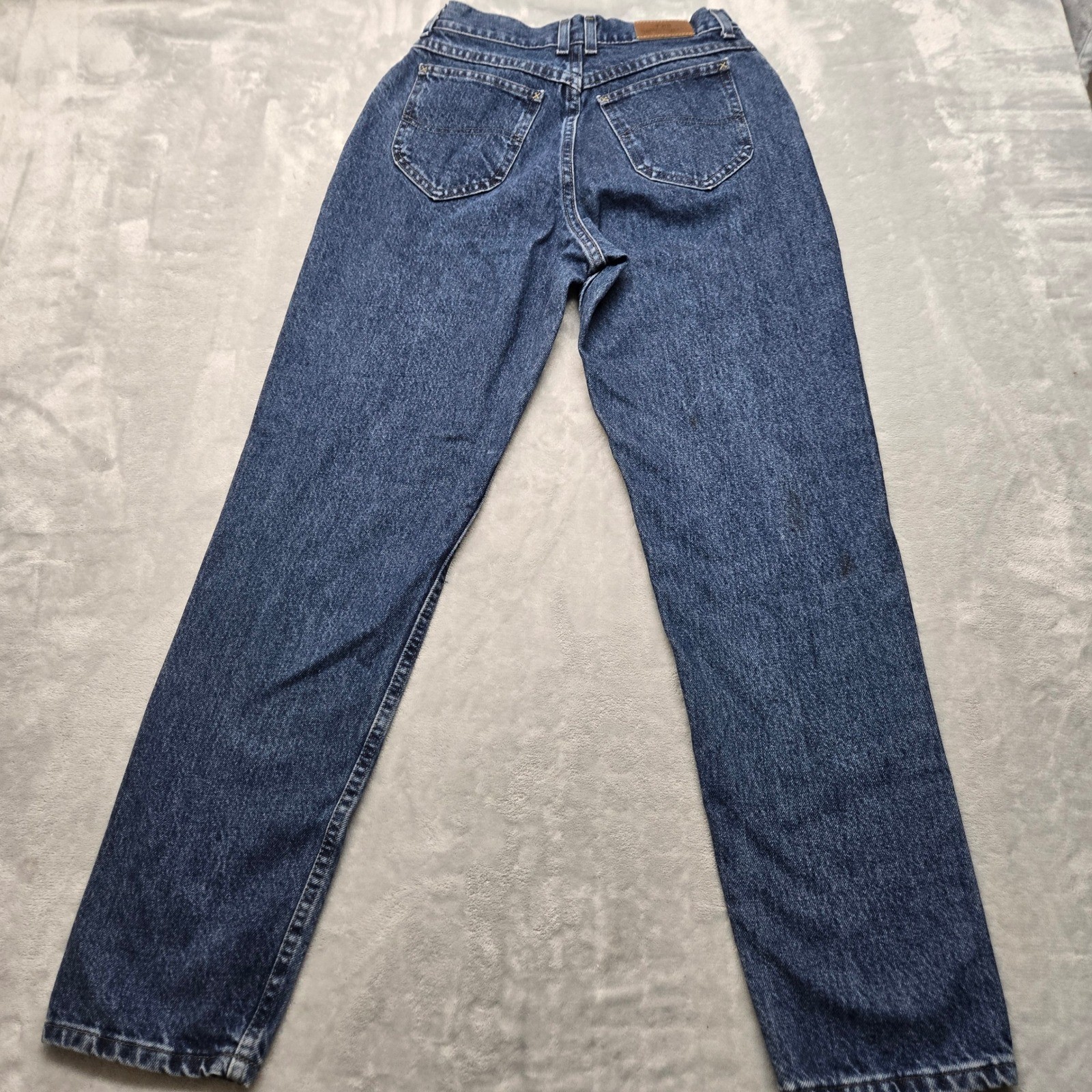 Vintage Lee Womens 28×30 High Waisted Mom Jeans Medium Wash Tapered Leg