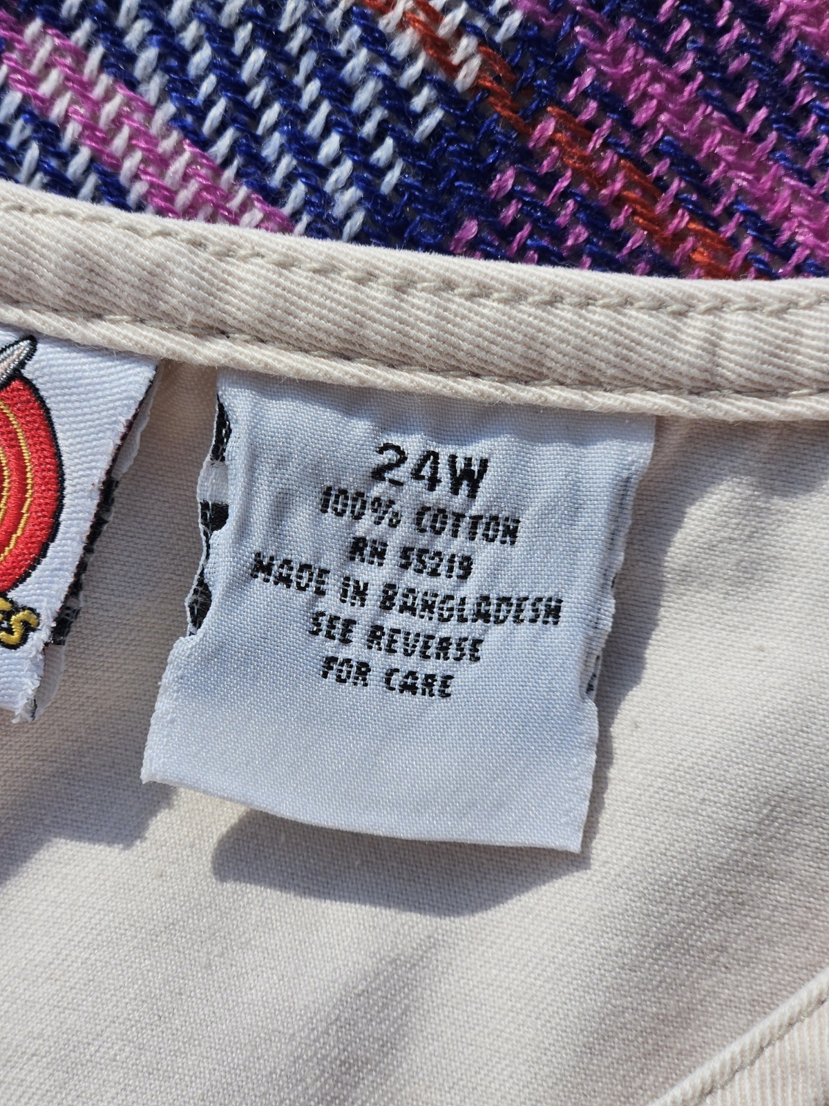 Cream Embroidered Tweety Bird Sylvester 1998 Looney Tunes Jumper Dress Size 24