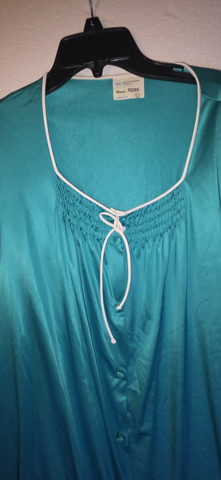 Vintage Misses JCPenney Silky Nylon Robe Nightgown Sz Large Item #1212