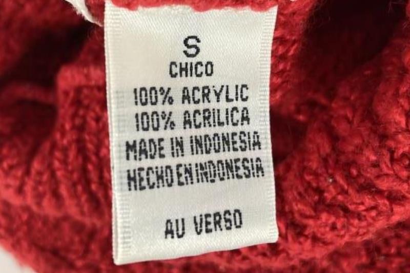 Vintage Ashley Hill Red Sweater Women’s Small Mock Neck with Shoulder Pads