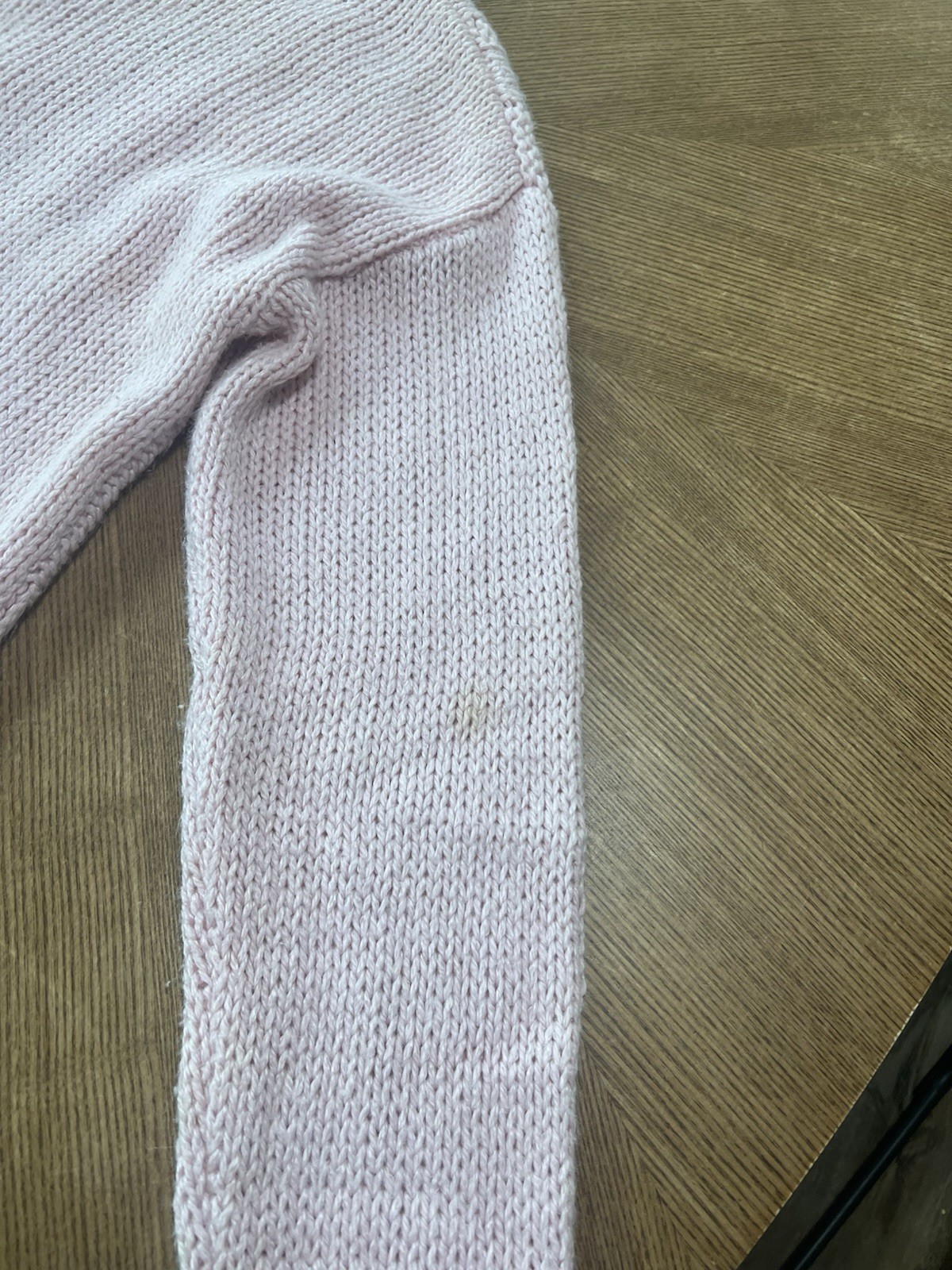 Beldoch Popper Vintage 90’s Cottage-Core Pink Knit Floral Sweater Size Large