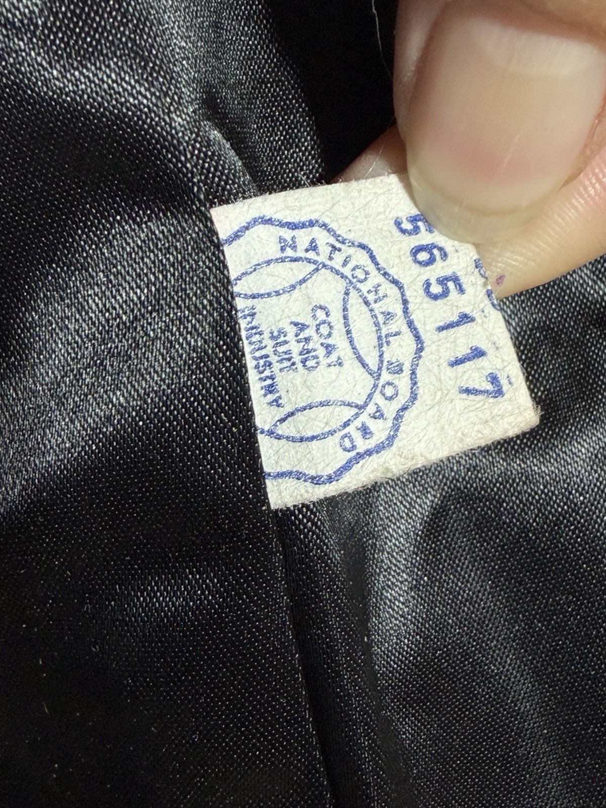Vintage 50’s Ladies Black Curly Persian Lamb Short Jacket Double Breasted
