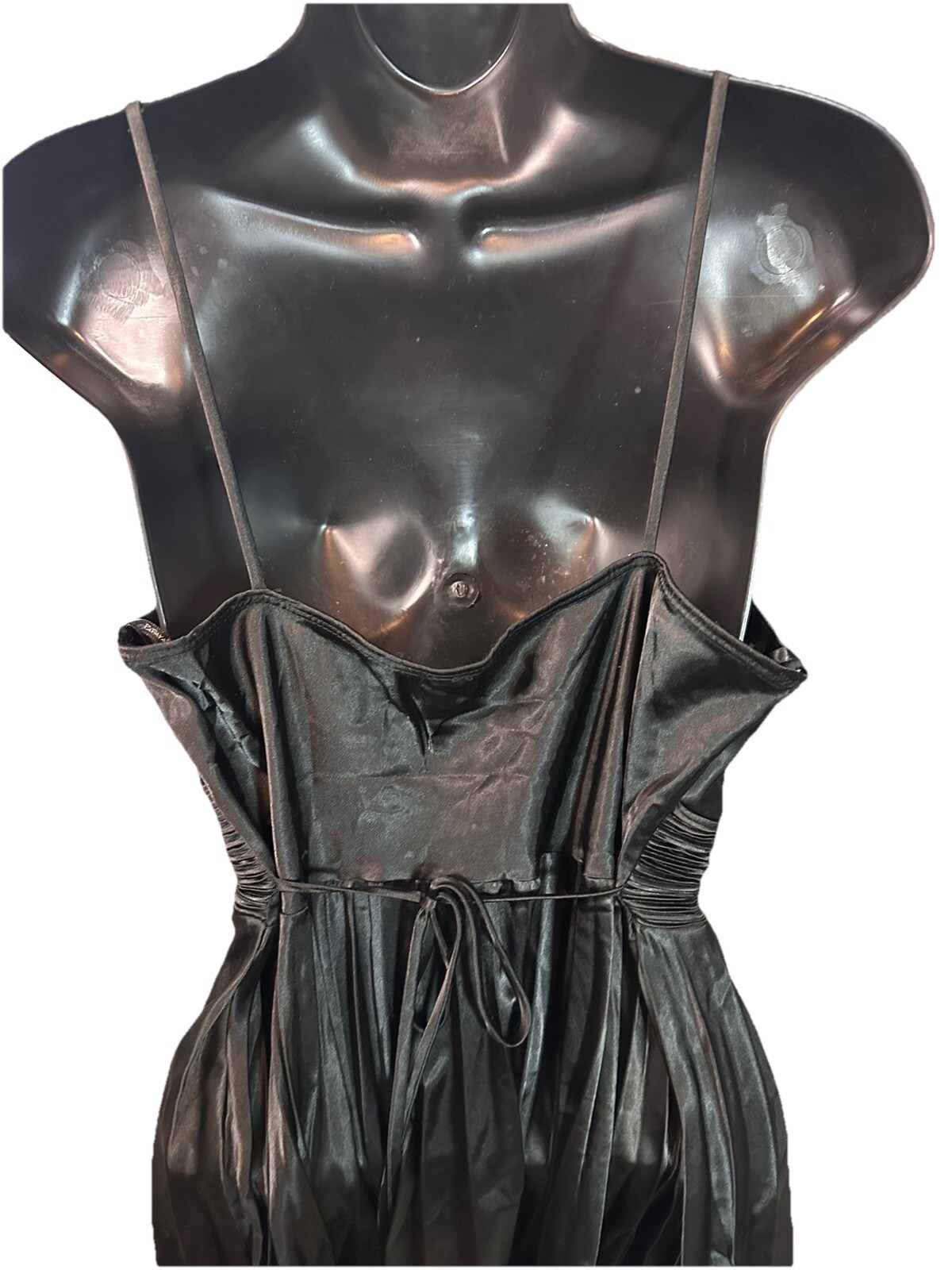 Y2k 90’s Gossip Girl Fairy Goth Grunge Baby Doll Satin Pleated A Line Dress
