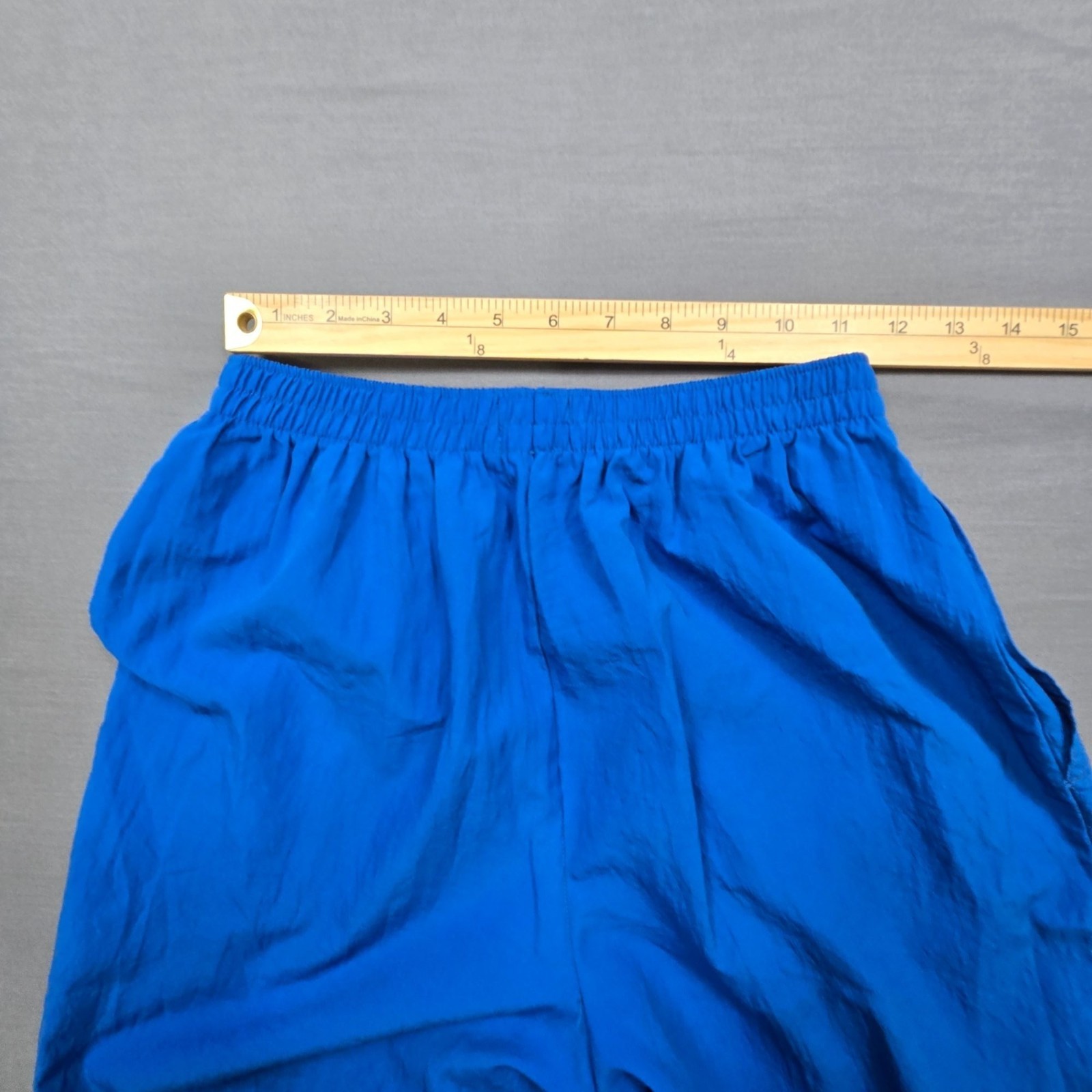 Vintage 80s 90s Koret Small Womens Pants Blue Elastic Waist Tapered Lightweight